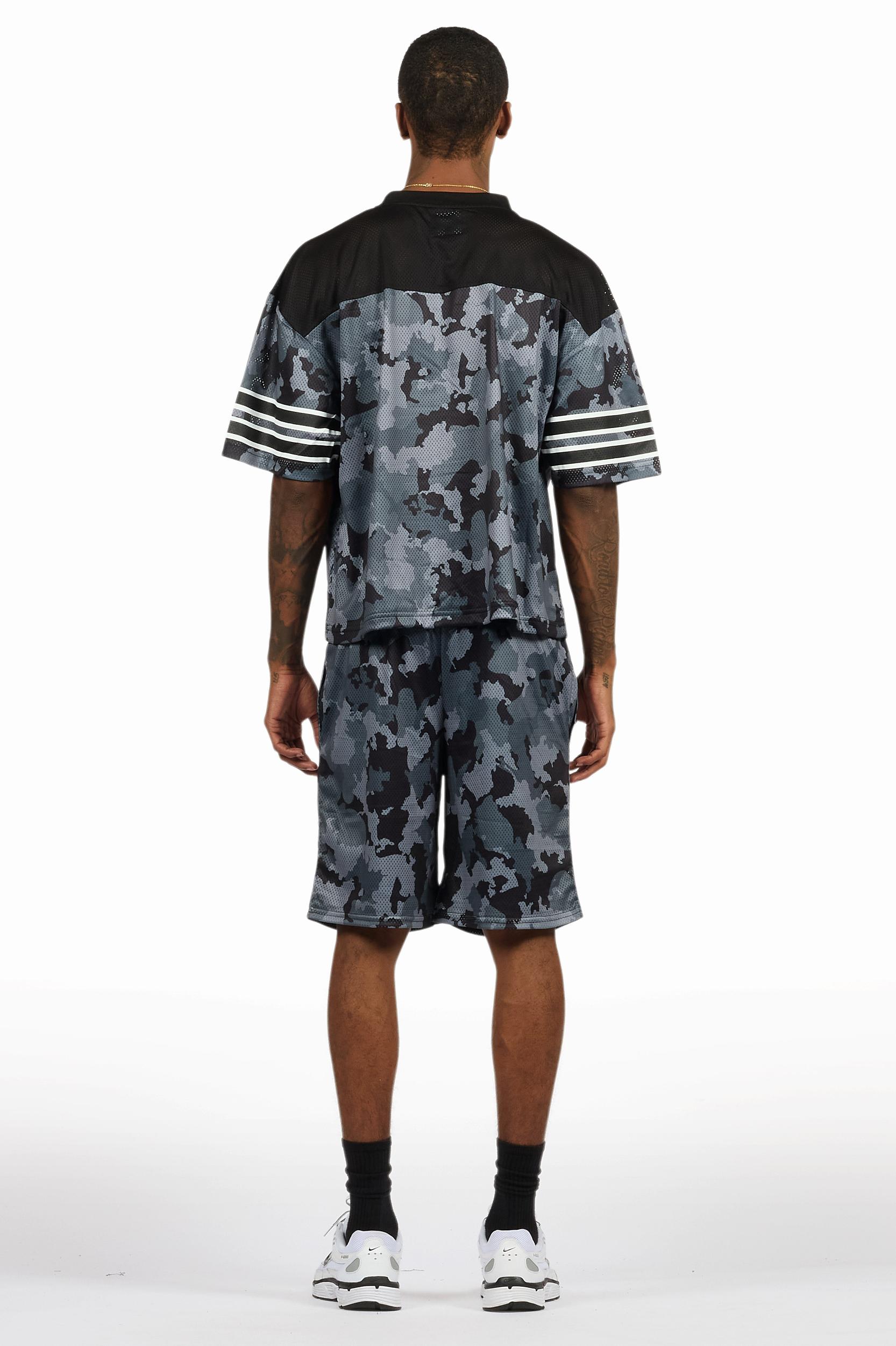 Fero Black T-Shirt/Short Set Male Product Image