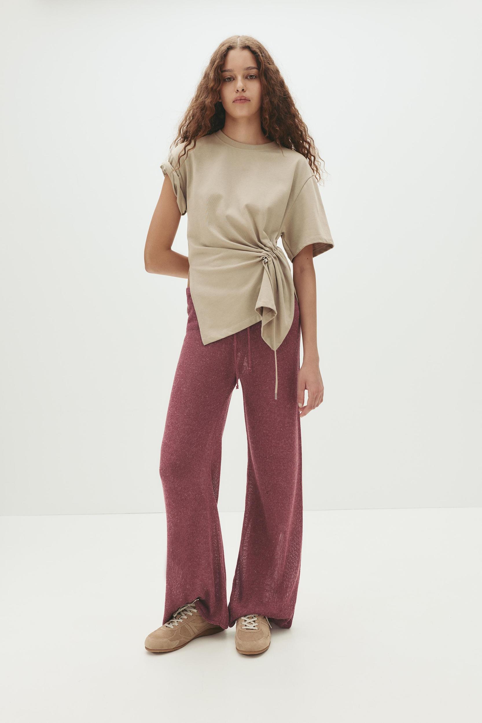 Flowing knit pants Product Image