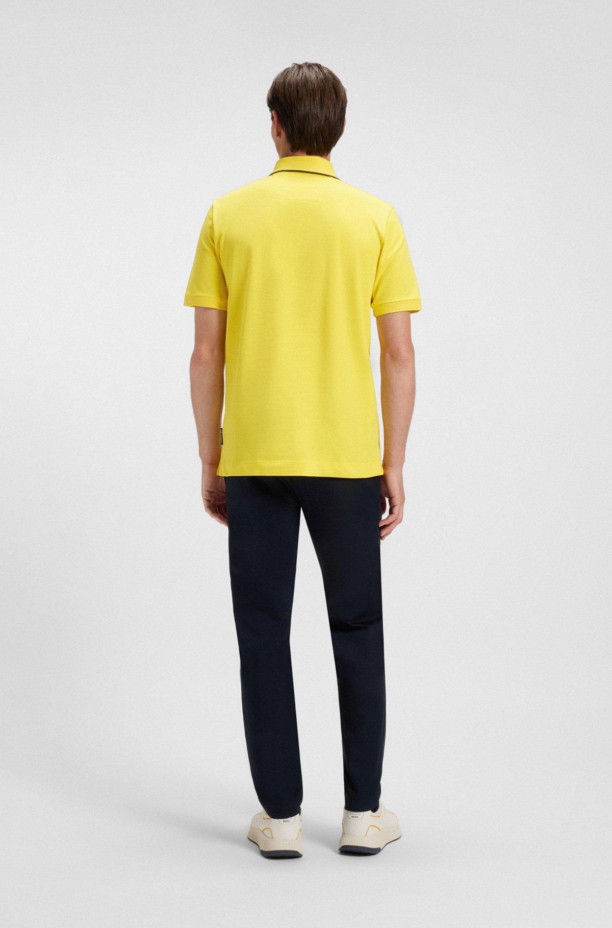 Porsche x BOSS stretch-cotton polo shirt Product Image
