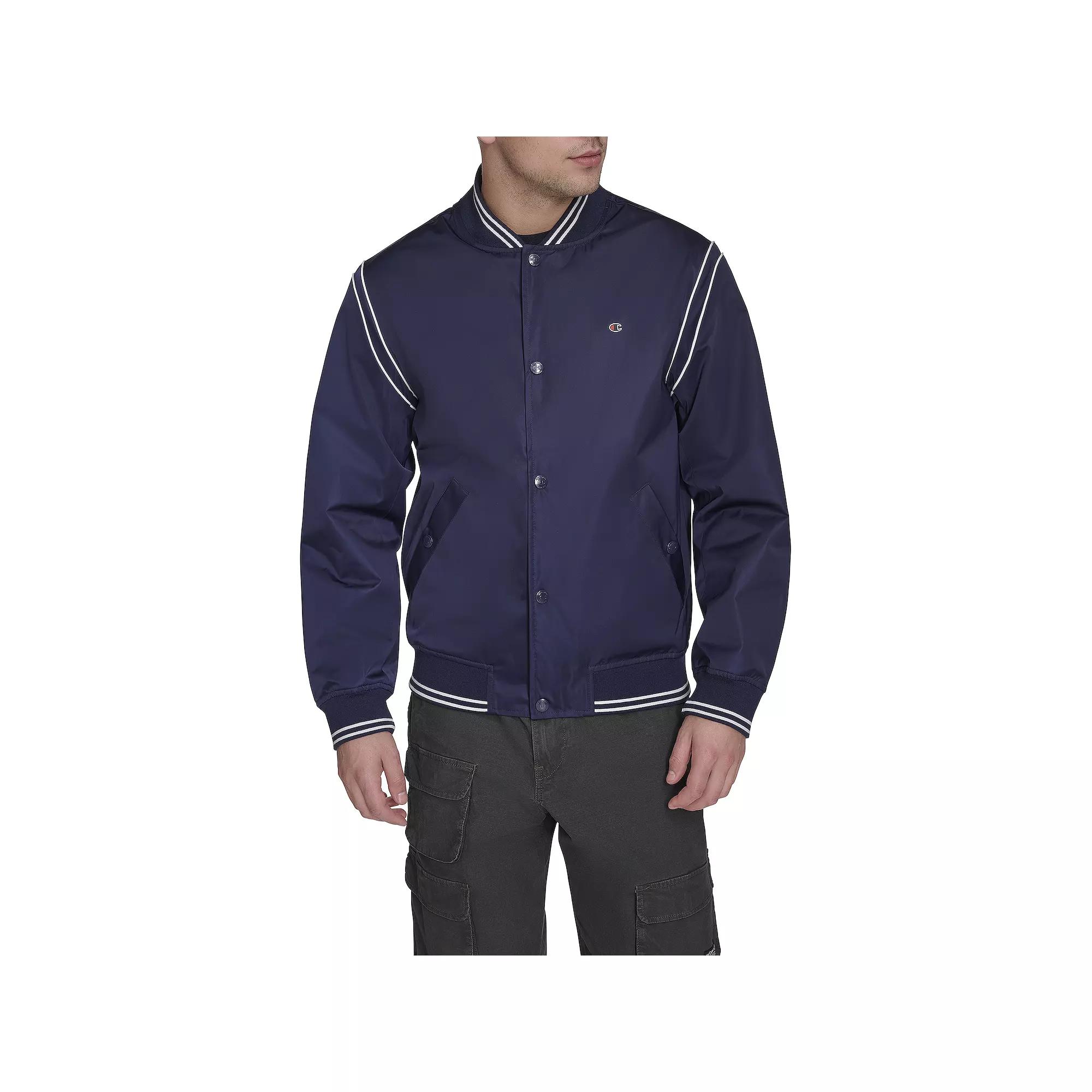 Men's Champion® Lightweight Varsity Jacket, Size: Small, Peacoat Product Image