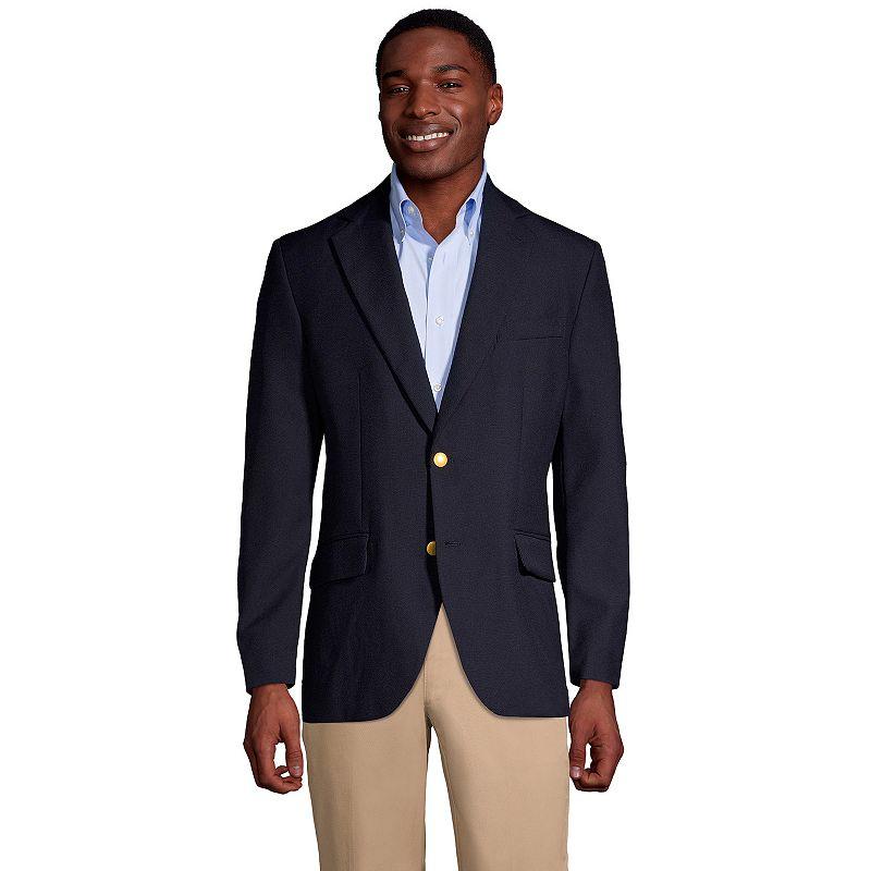 Big & Tall Lands' End Classic Navy Blazer, Men's,  Product Image