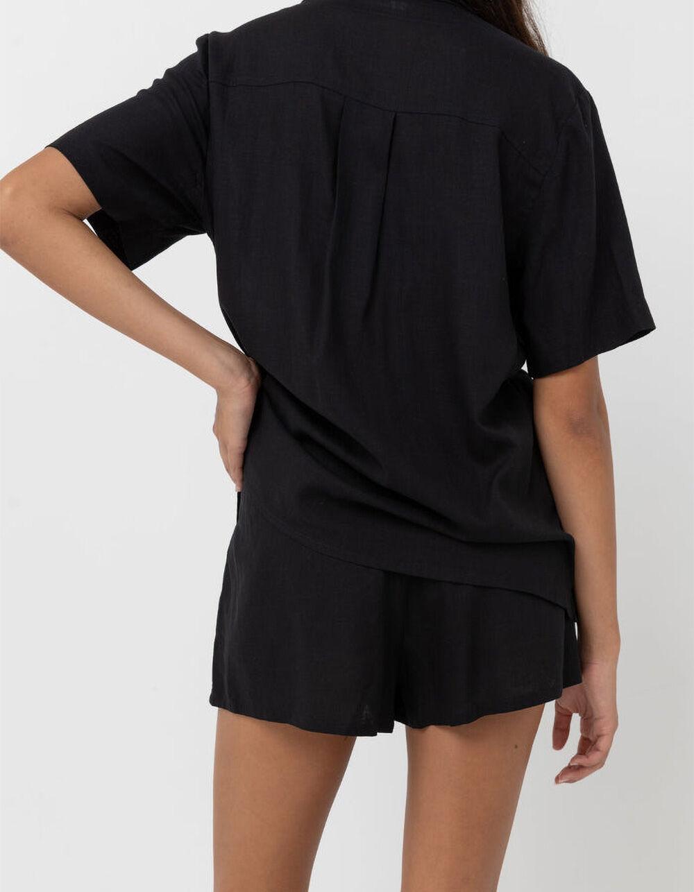 RHYTHM Classic Womens Beach Shorts - BLACK Product Image