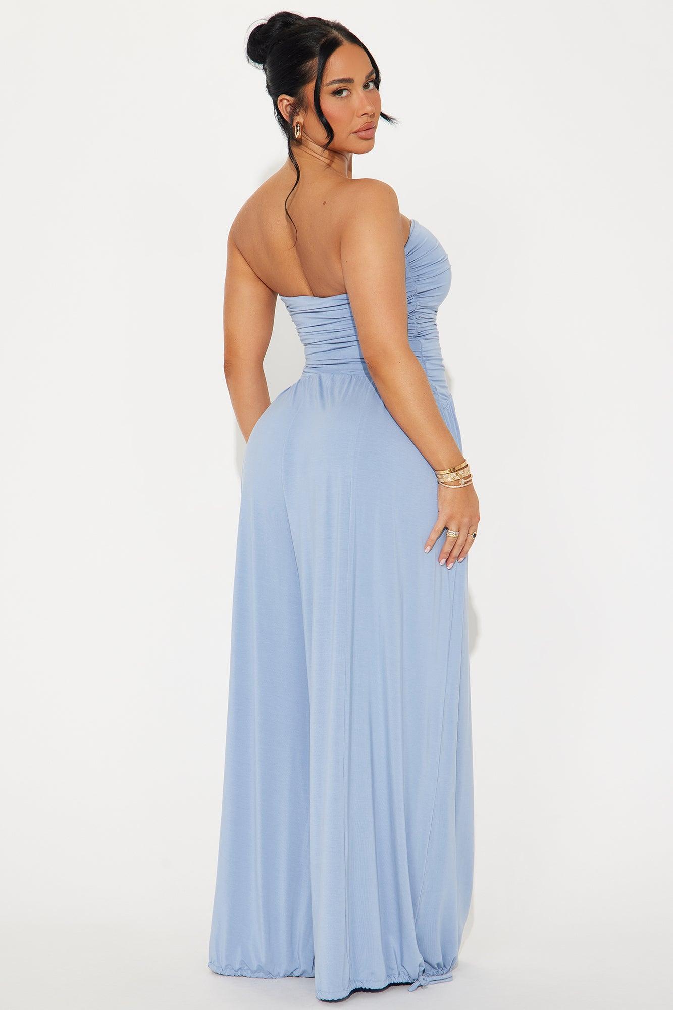 Hammock Daydreams Jumpsuit - Light Blue Product Image