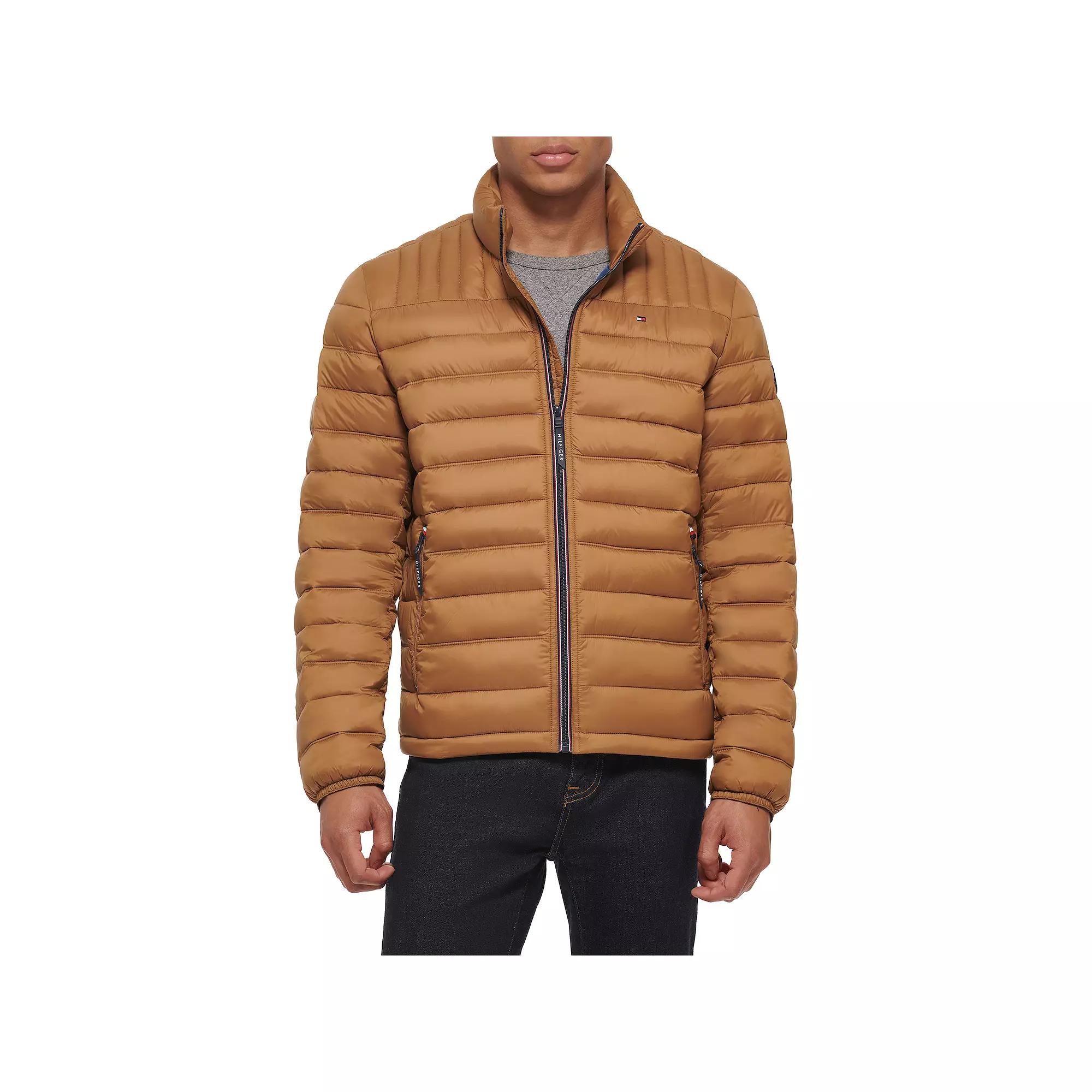 Big & Tall Tommy Hilfiger Stand Collar Packable Puffer Jacket, Men's,  Product Image