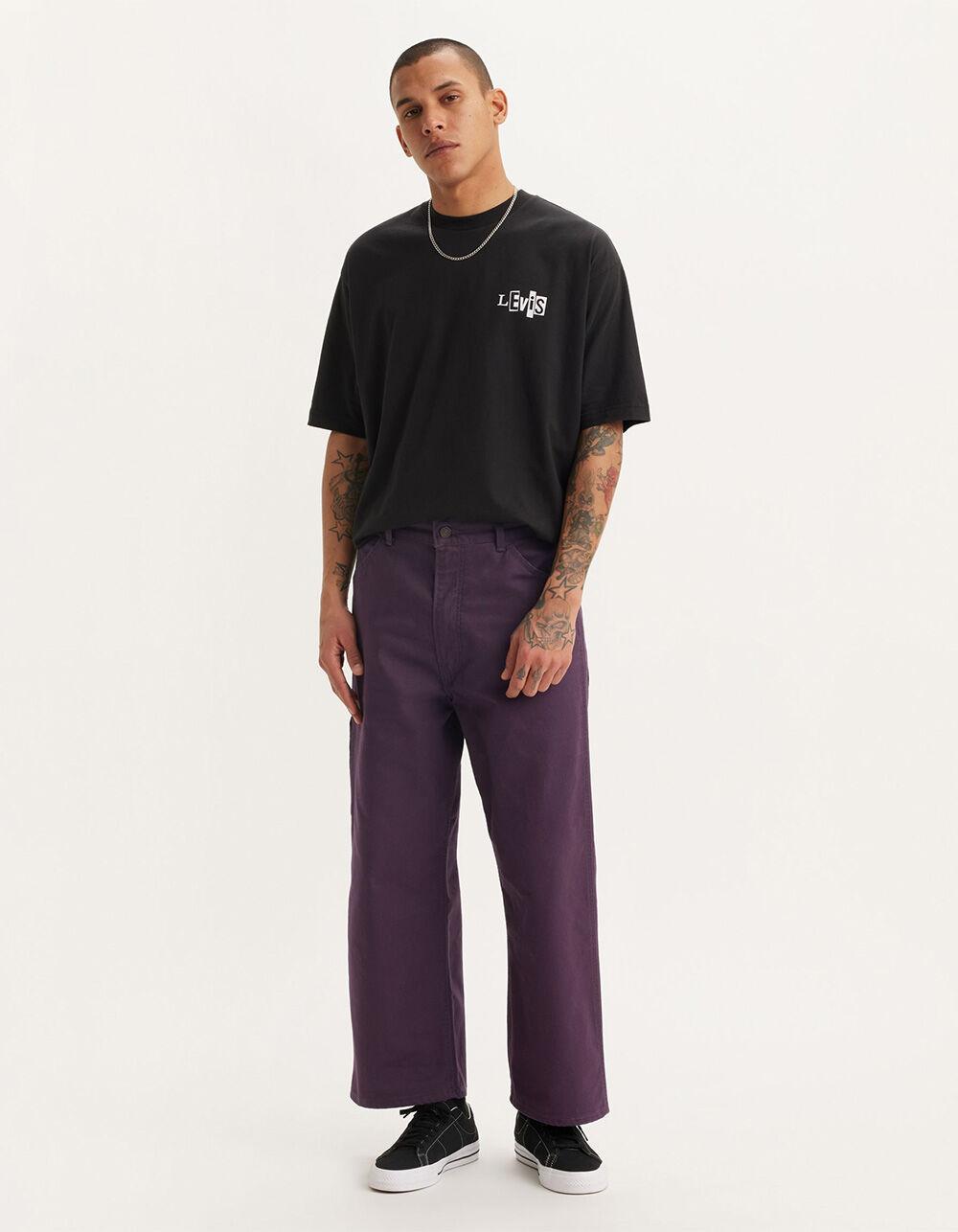 LEVI'S Skateboarding™ Mens Cropped Relaxed Carpenter Pants - NIGHT Product Image