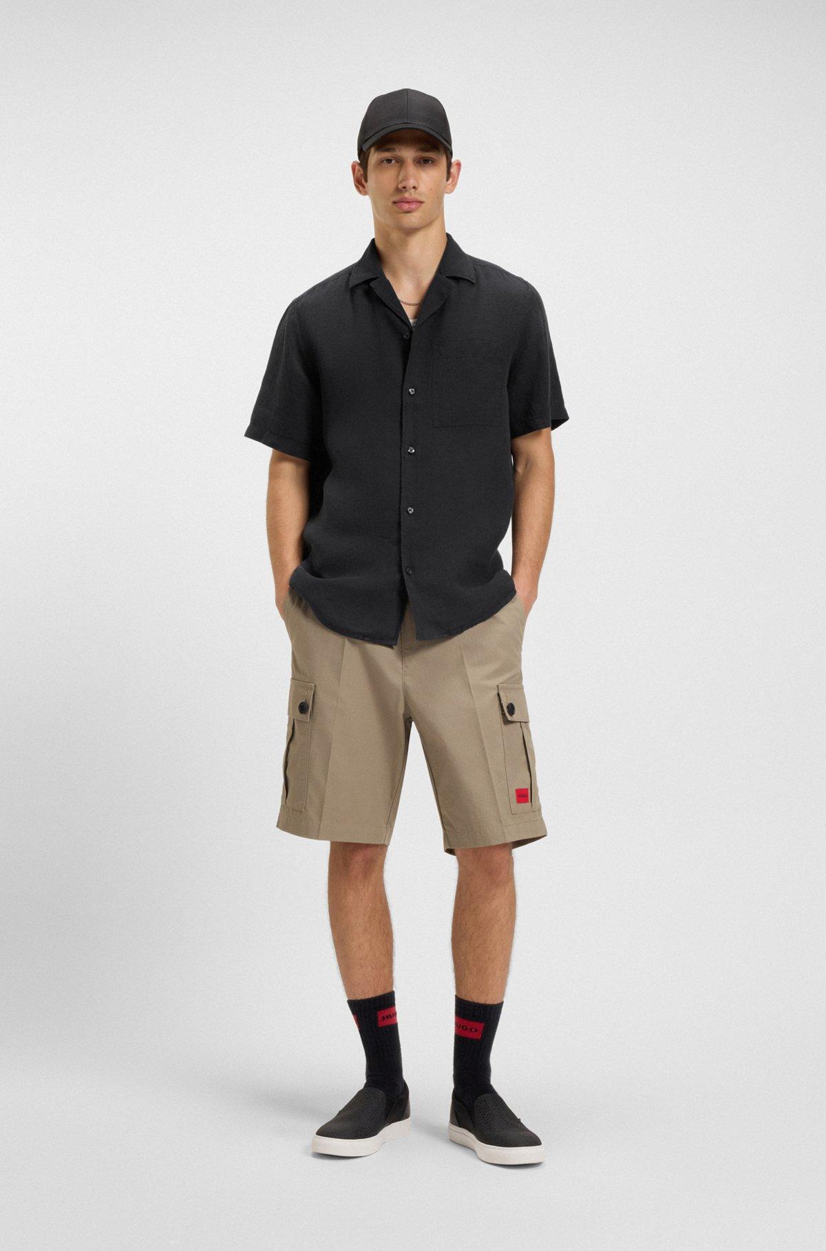 Relaxed-fit multi-occasional shirt in linen Product Image