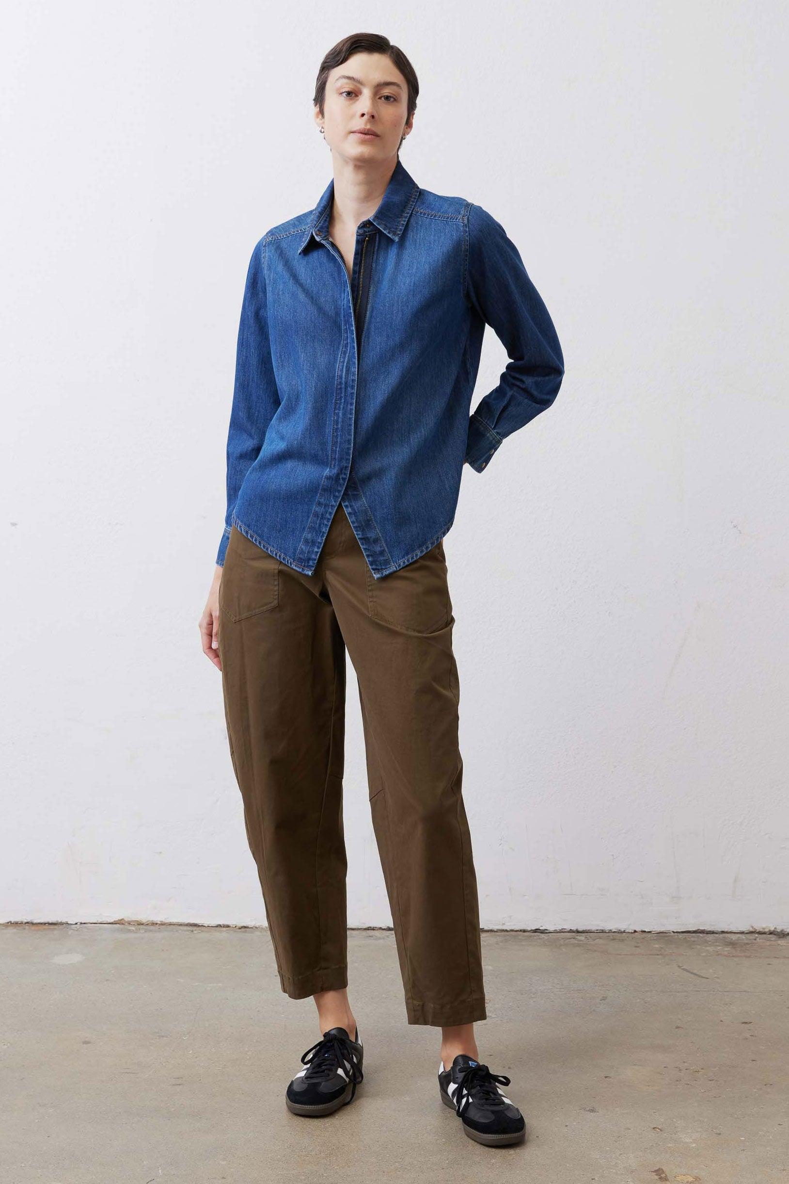 The Slouchy Soft Twill Pants Product Image