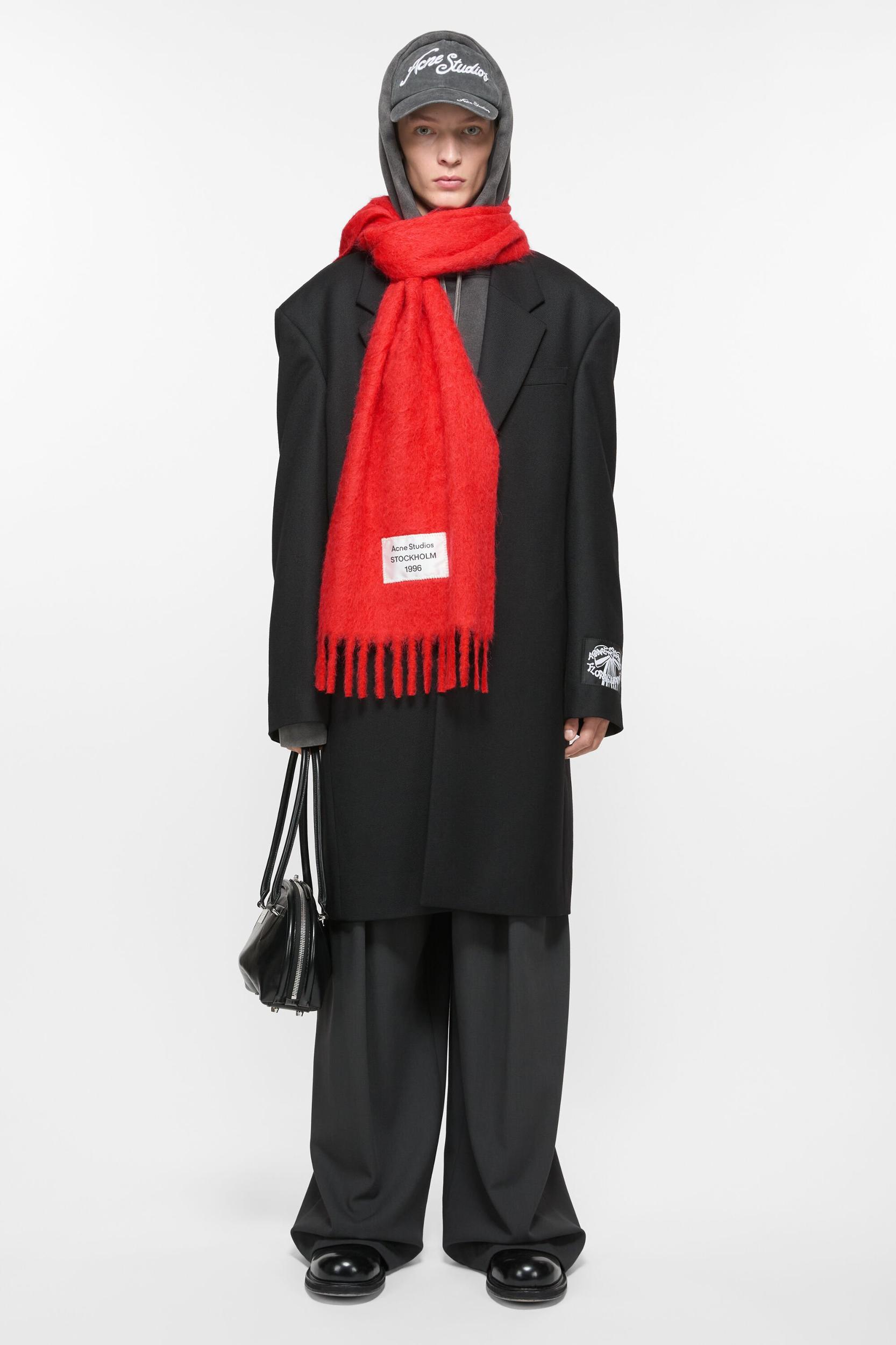 Fringe alpaca scarf Product Image