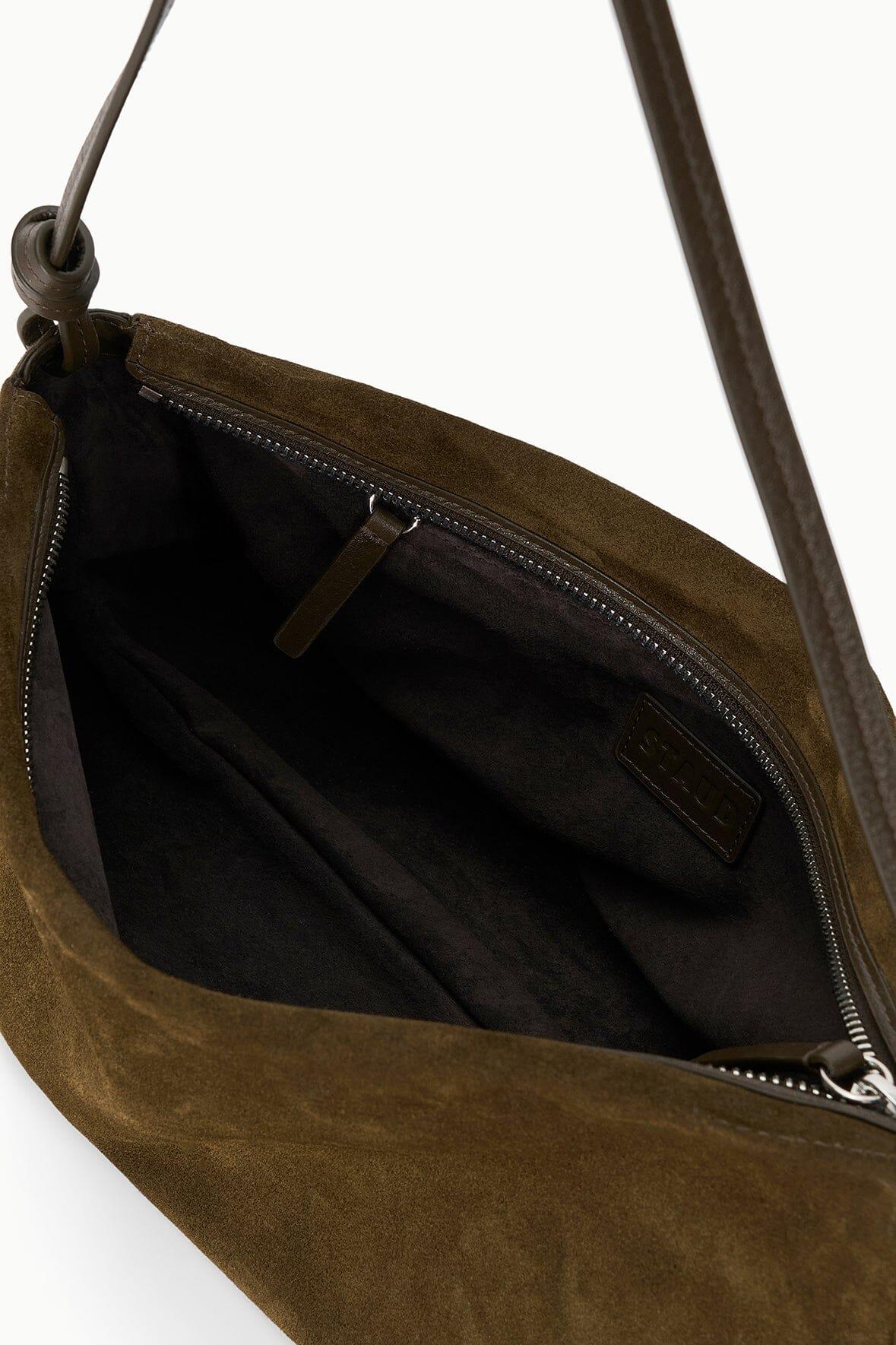 WALLY SHOULDER BAG | TRUFFLE SUEDE Product Image