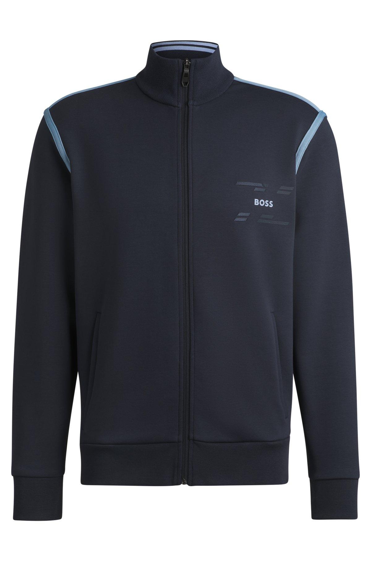 Zip-up sweatshirt with logo artwork Product Image