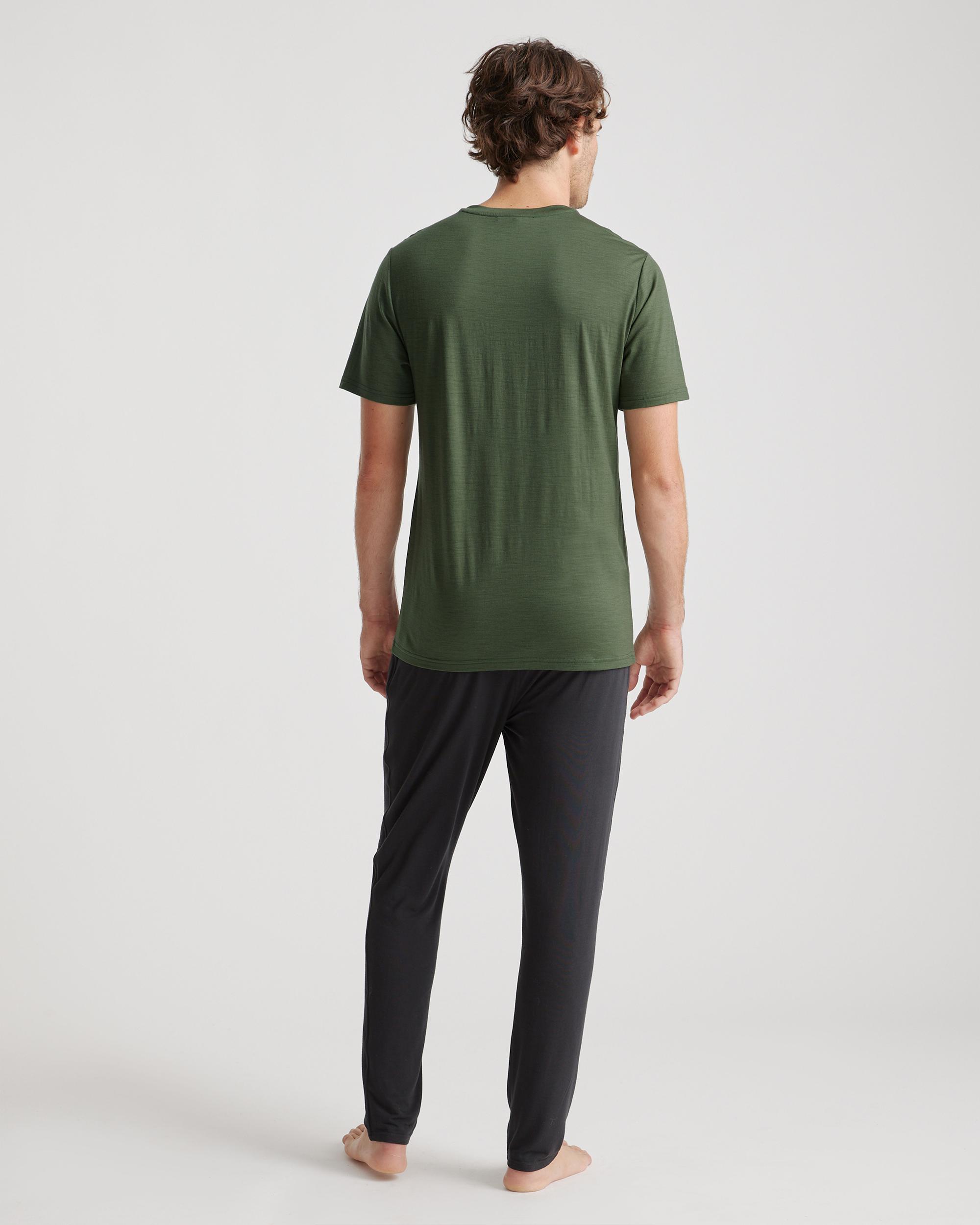 Quince | Men's 100% Merino Wool All-Season V-Neck Base Layer T-Shirt Merino/Cotton Product Image