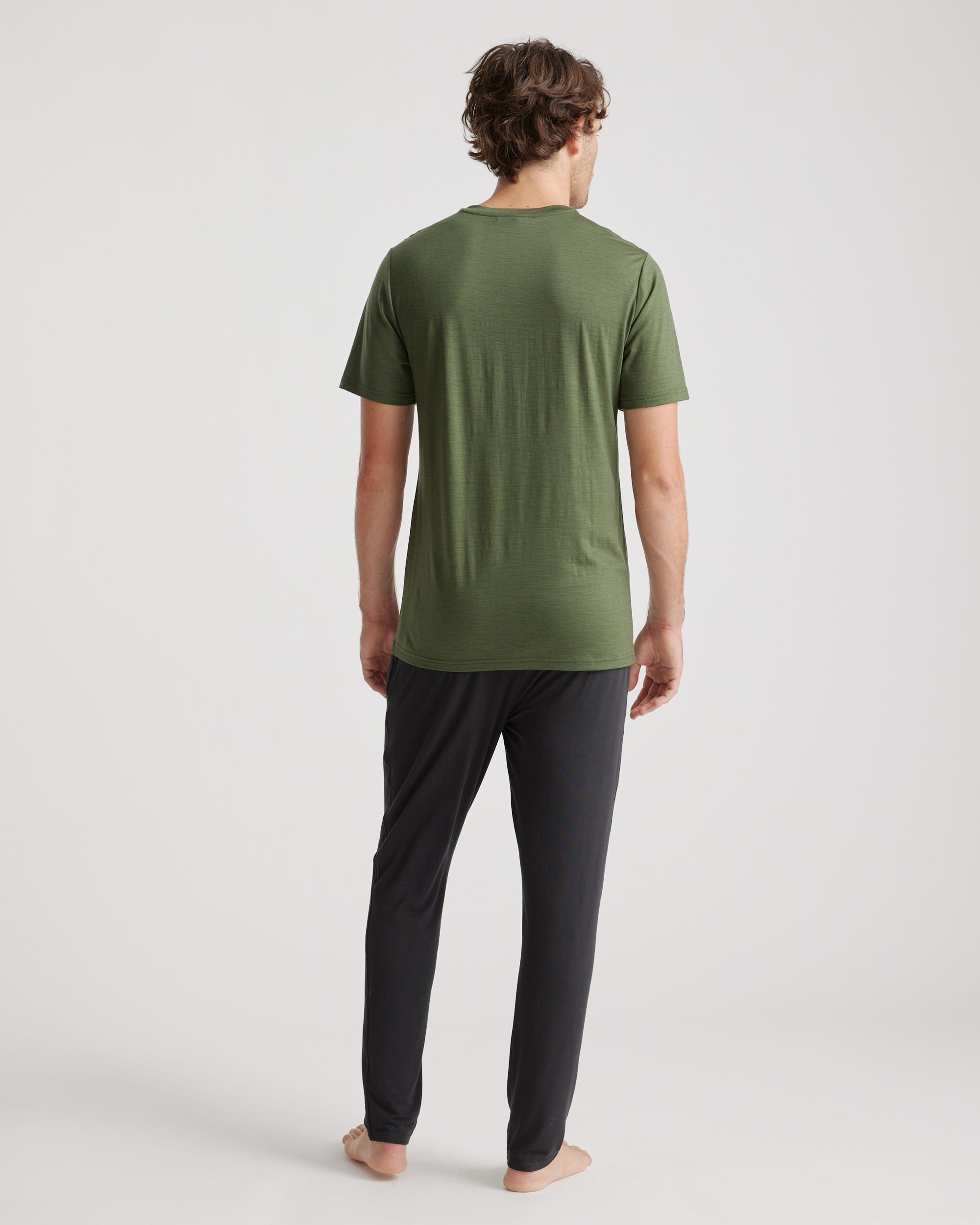 Quince | Men's 100% Merino Wool All-Season V-Neck Base Layer T-Shirt Merino/Cotton Product Image