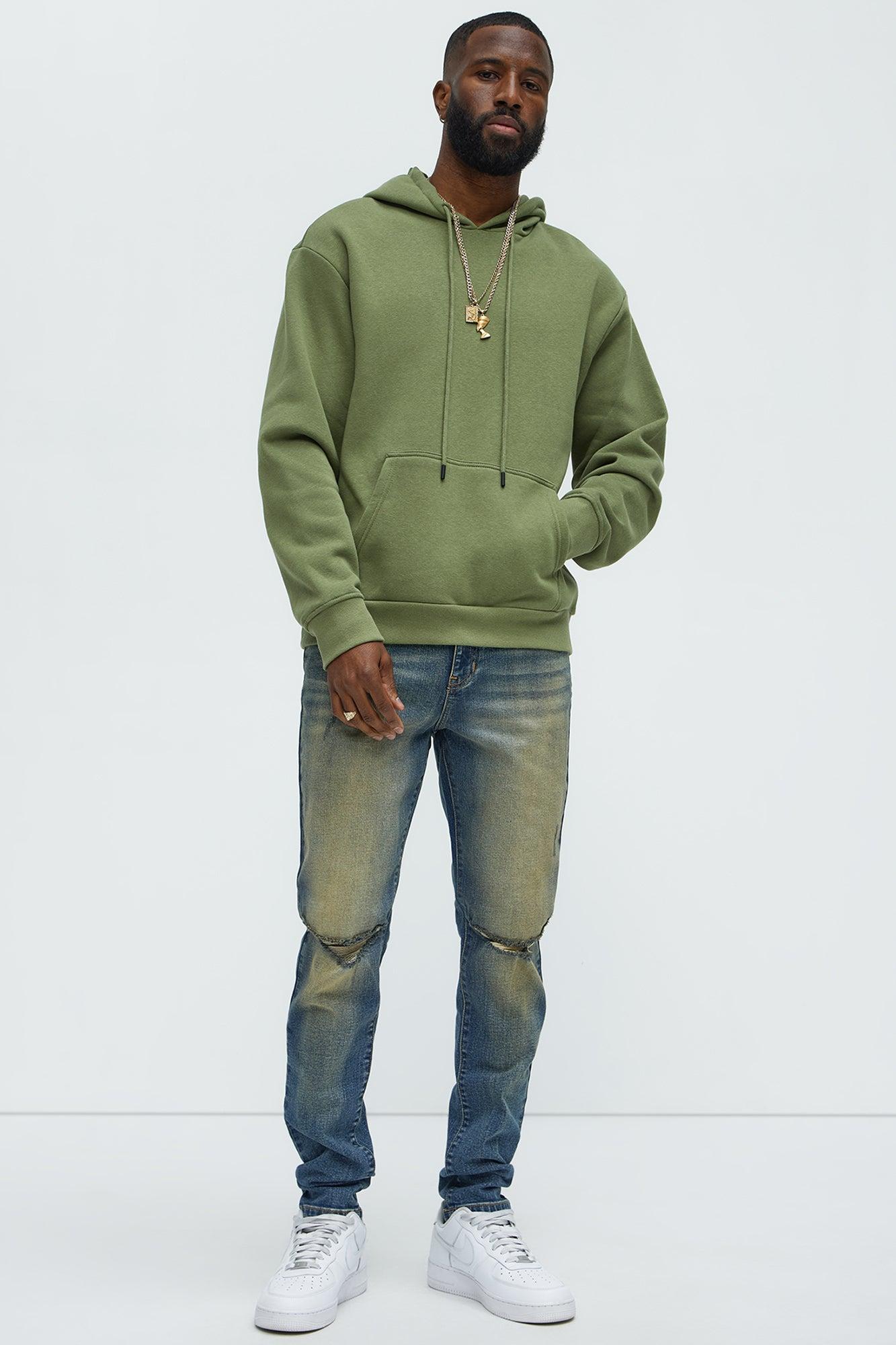 Tyson Hoodie - Olive Product Image