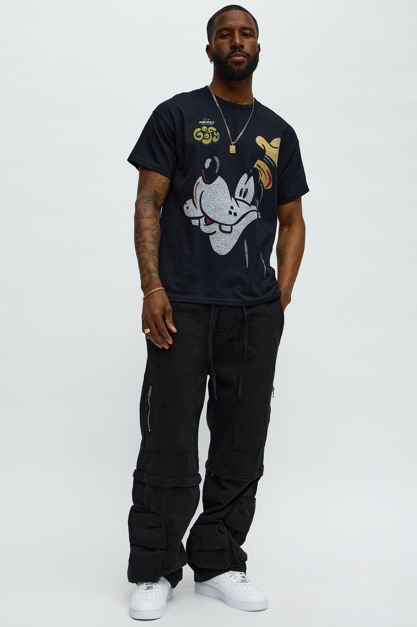 Disney Goofy Short Sleeve Tee - Black Male Product Image