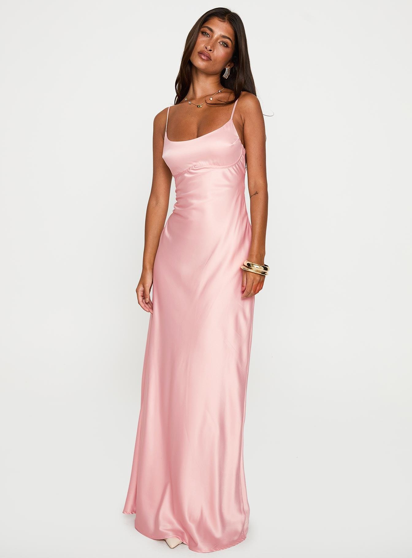 Ravia Maxi Dress Pink Product Image