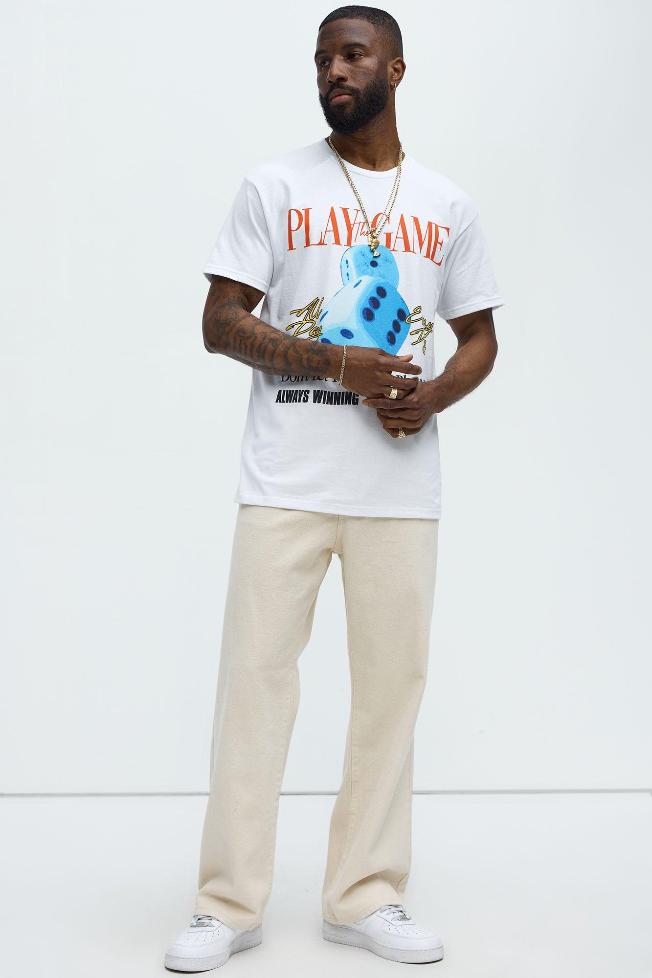 Play The Game Short Sleeve Tee - White Product Image