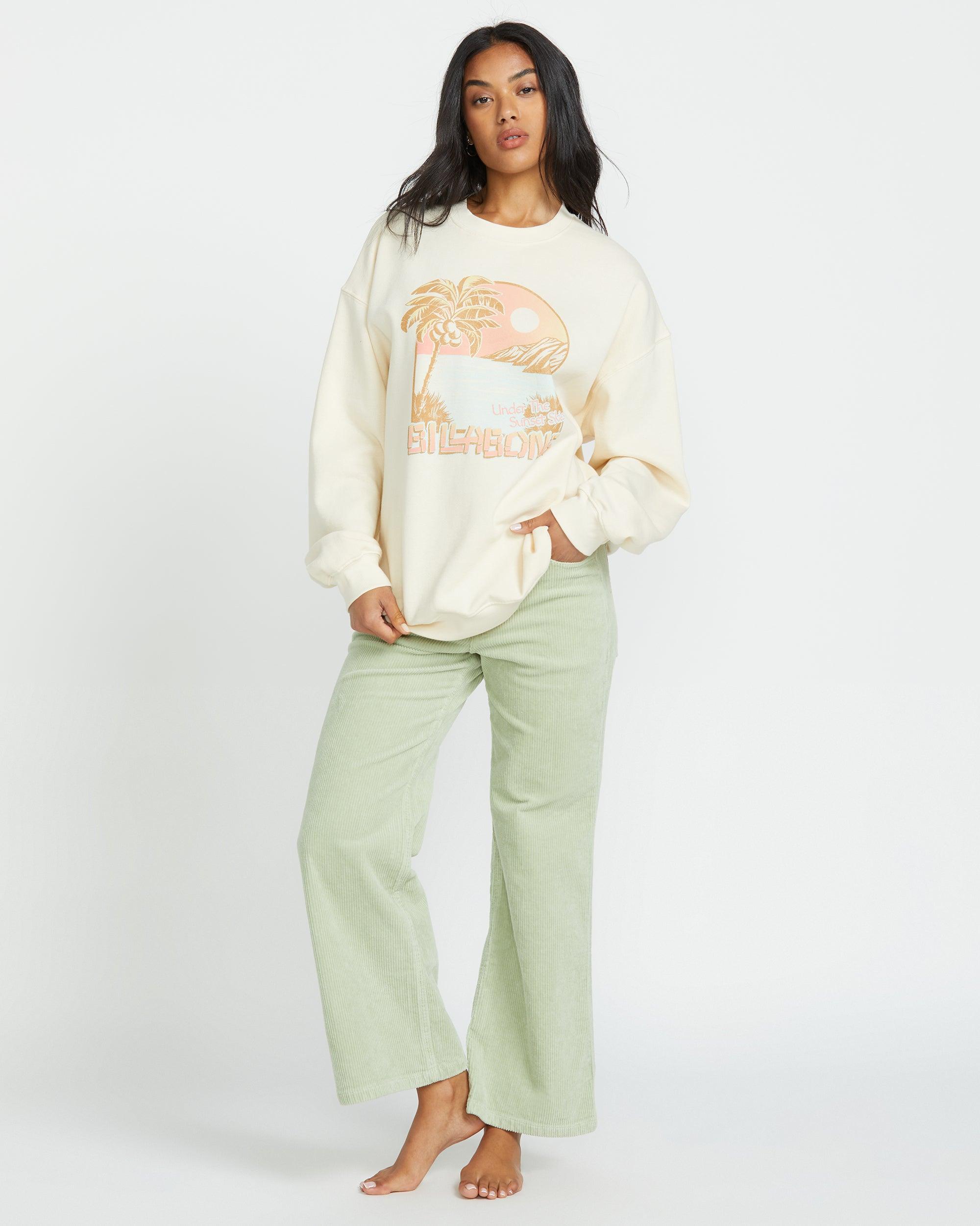 Ride In Crew Sweatshirt - Whitecap Female Product Image