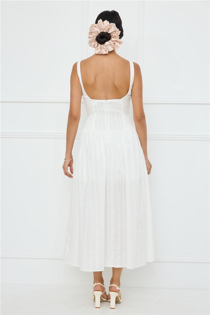 Serene Nights Maxi Dress White Product Image