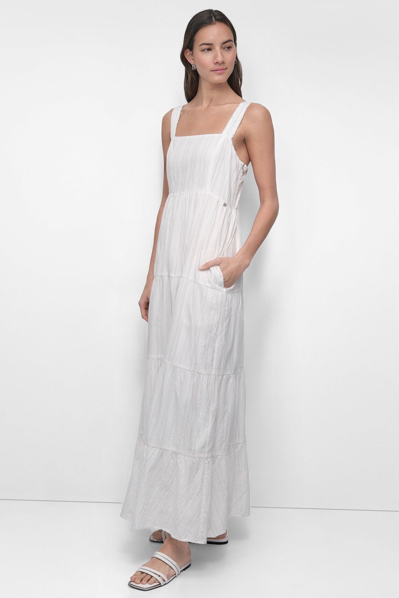 TIERED MAXI SWING DRESS Product Image