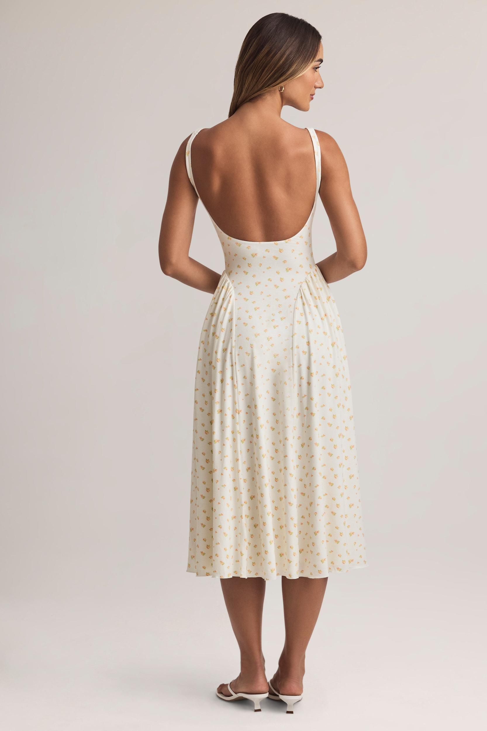 Modal A-Line Midaxi Dress in Floral Print Product Image