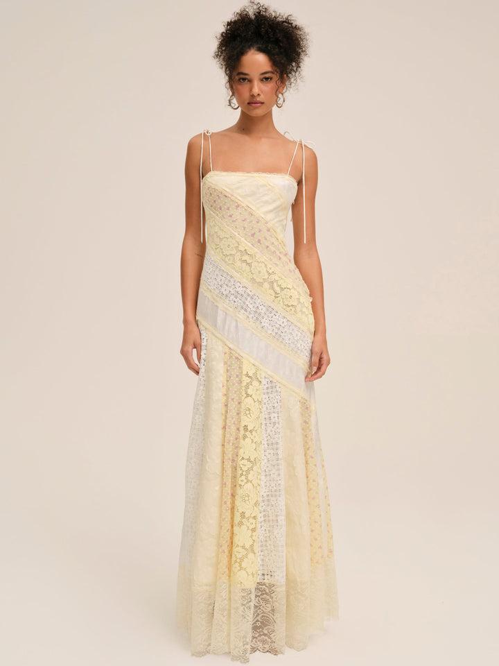 Abigail Maxi Dress — Yellow Product Image