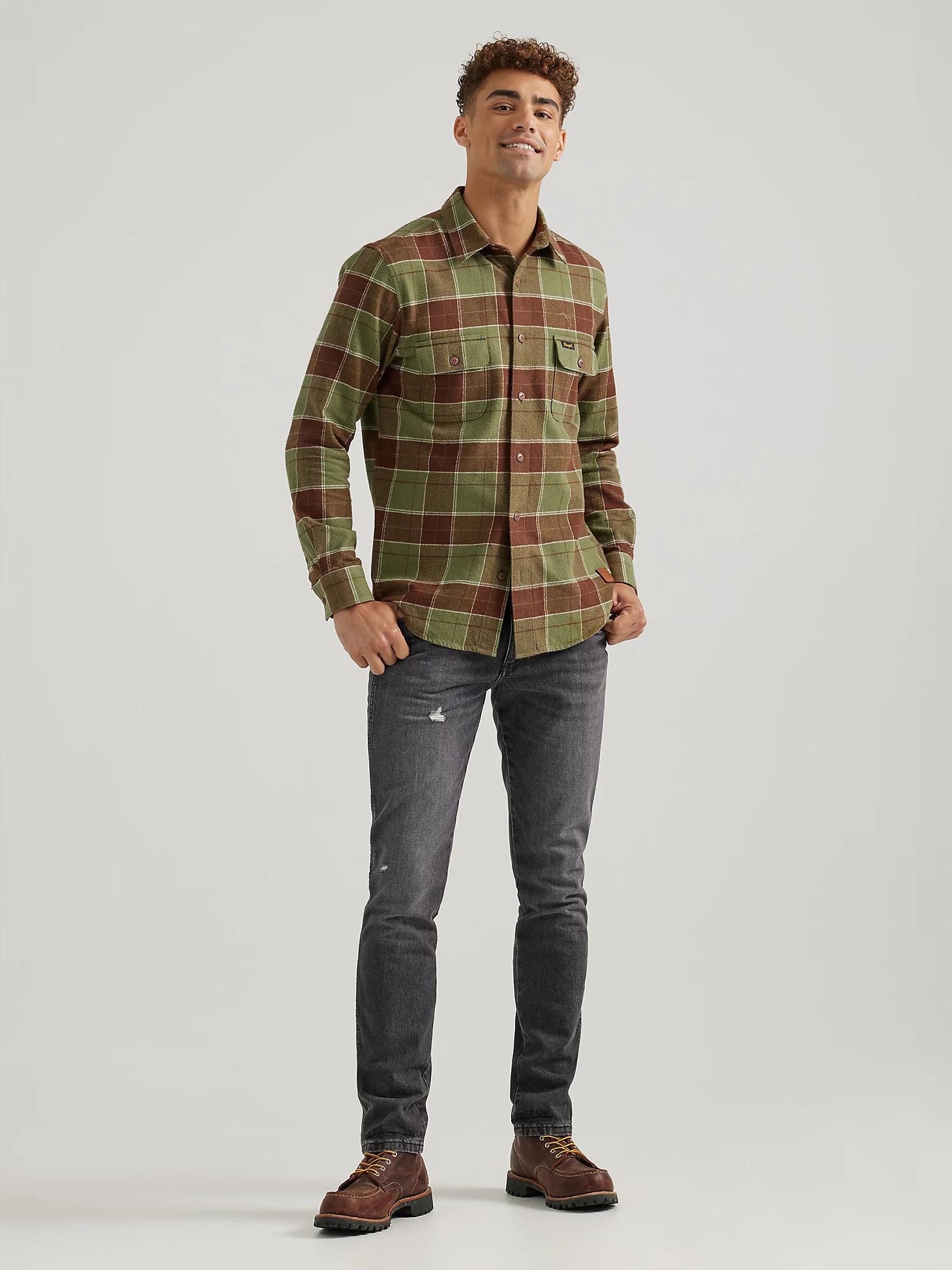 Wrangler x Buffalo Trace™ Men's Flannel Shirt | Men's SHIRTS | Wrangler® Product Image