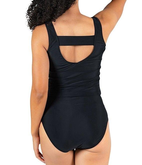 Janela Bay Solid High Waist Seamless Swim Bottom Product Image