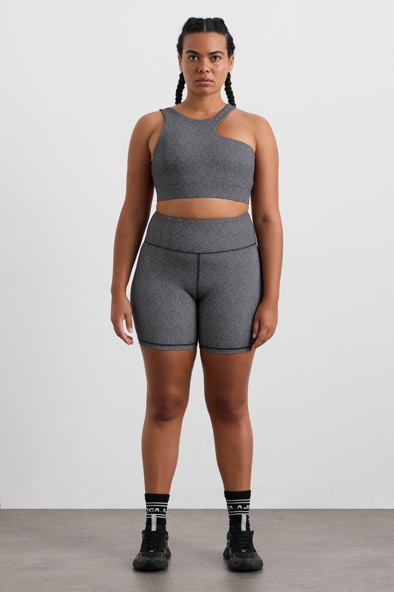 Asymmetric Racer Sports Bra 382 Product Image