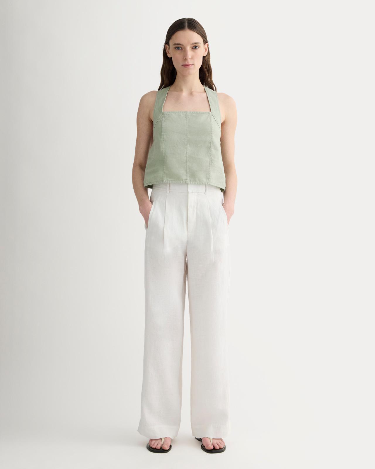 Womens Crossback Tank in Linen by Everlane Product Image