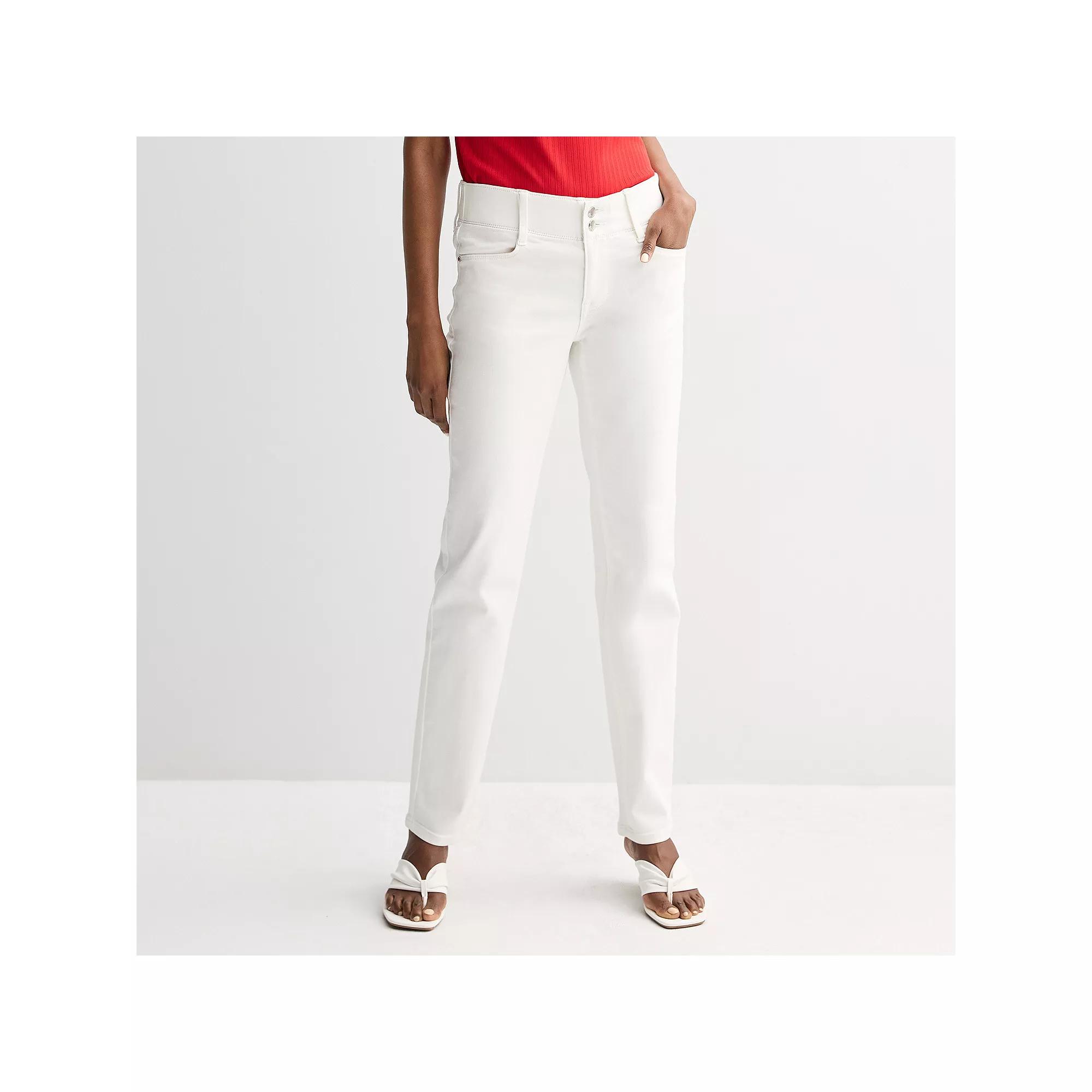 Women's Nine West Straight Jeans,  Product Image