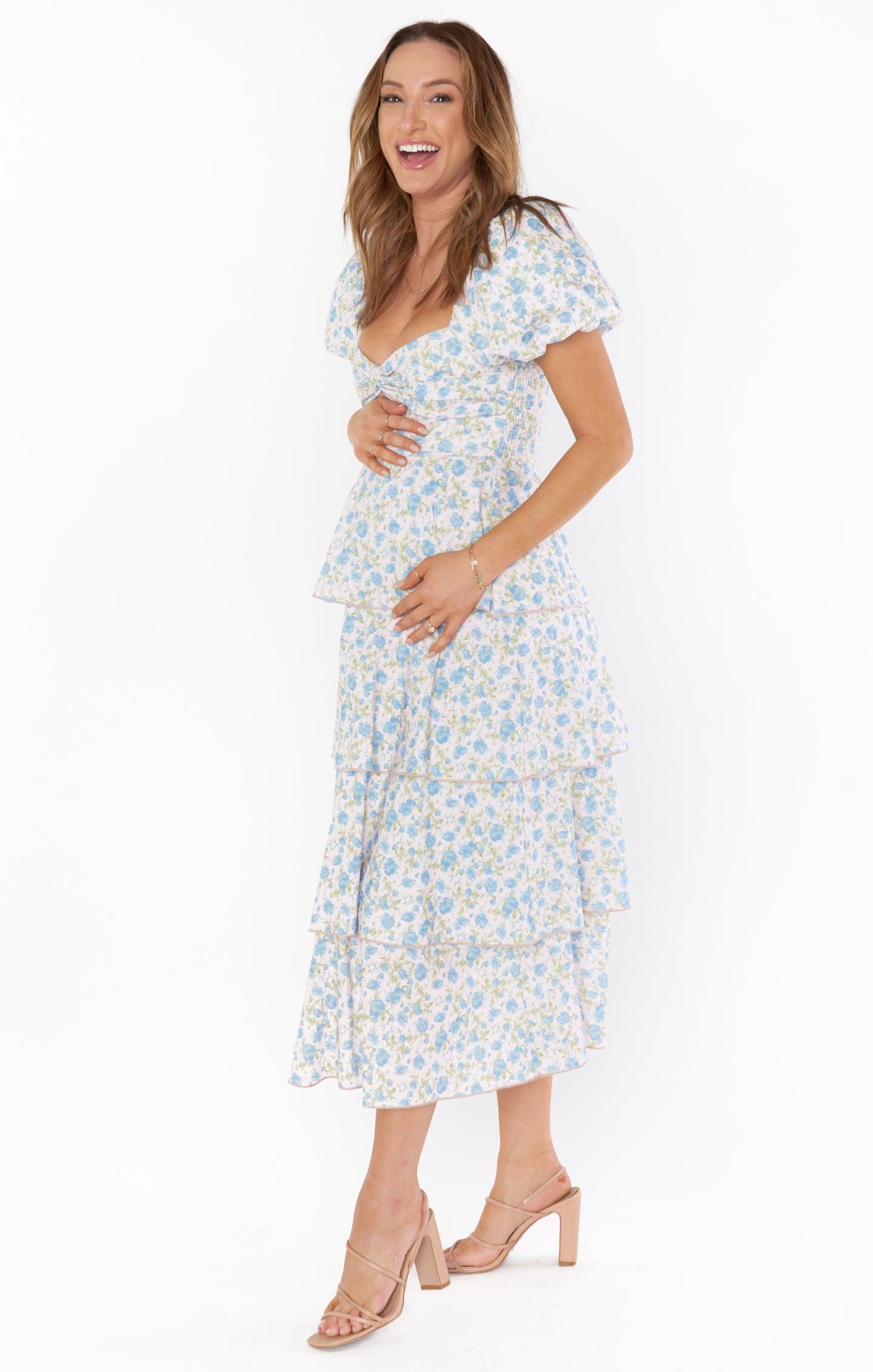 Va Va Midi Dress ~ Charming Rose Product Image