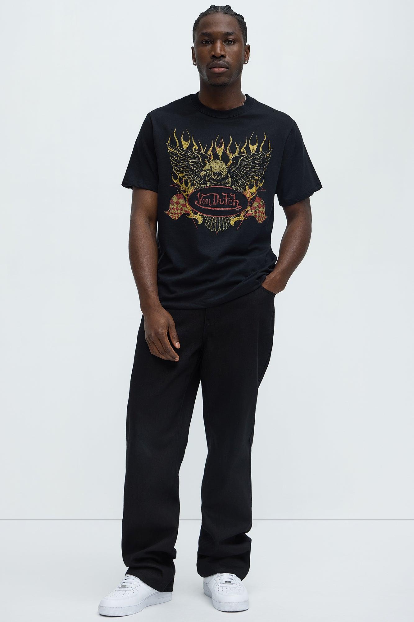 Von Dutch Eagle Short Sleeve Tee - Black Product Image