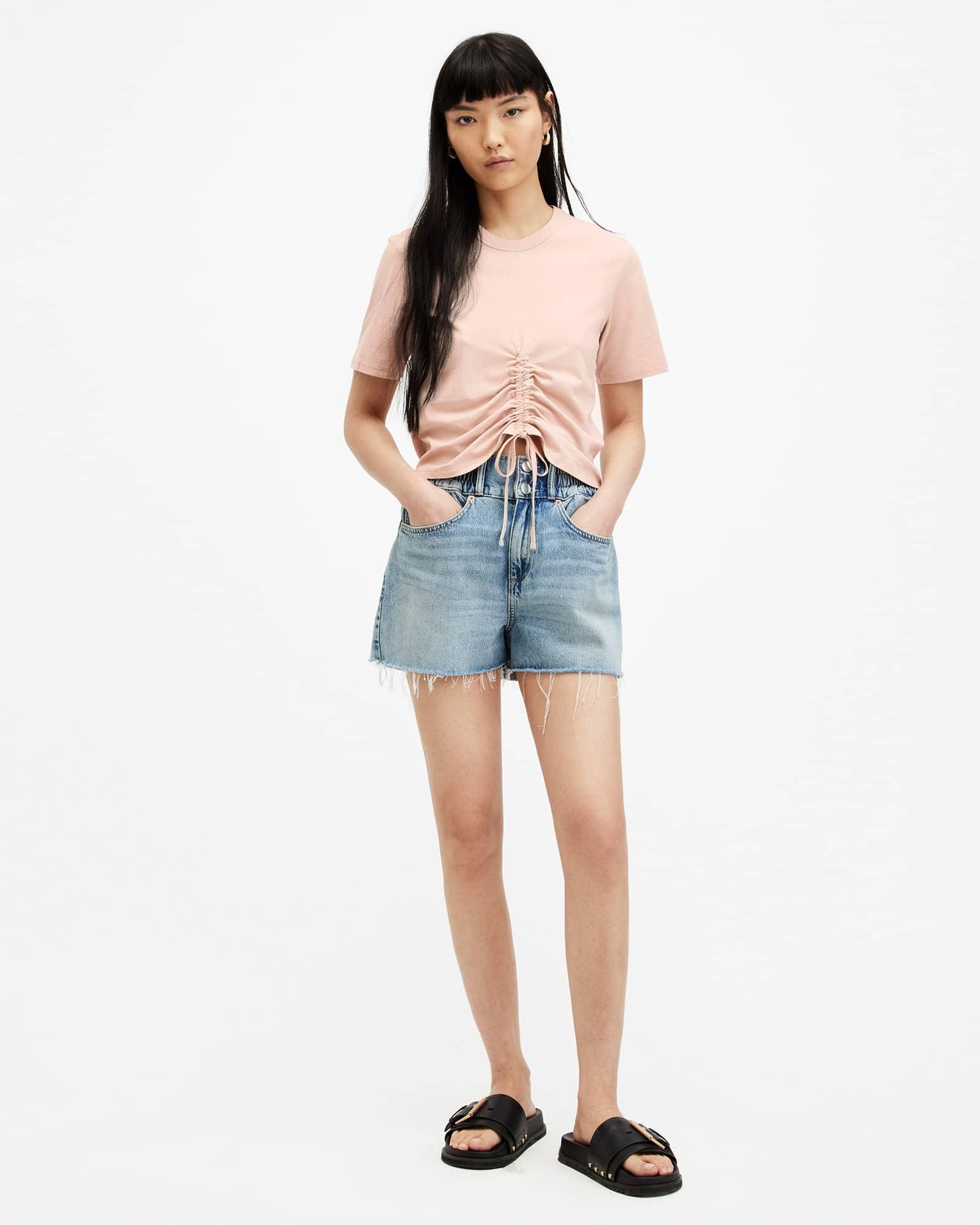 Gia Ribbed Long Sleeve T-Shirt Product Image