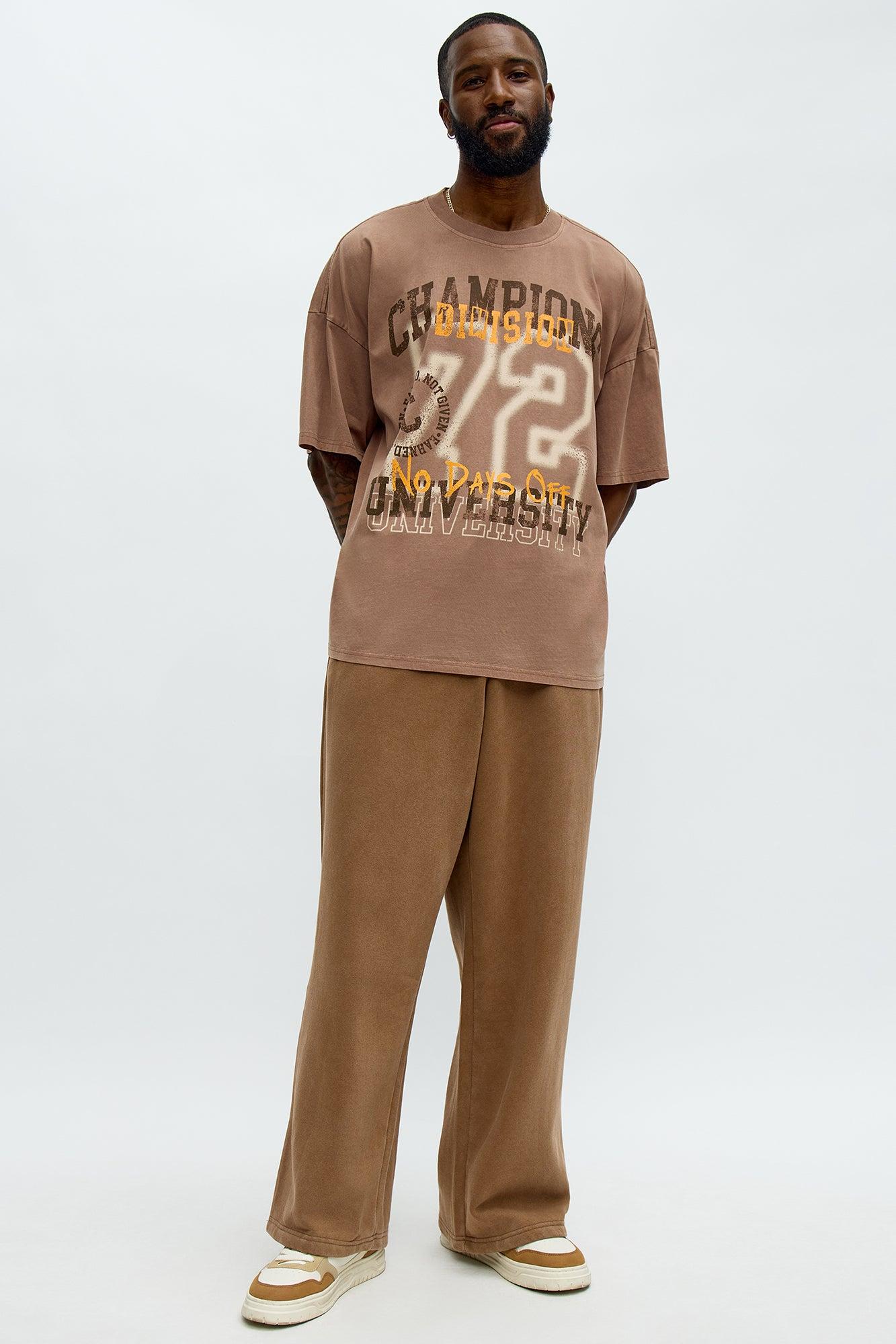 Champions Divisions 72 Oversized Short Sleeve Tee - Brown Male Product Image