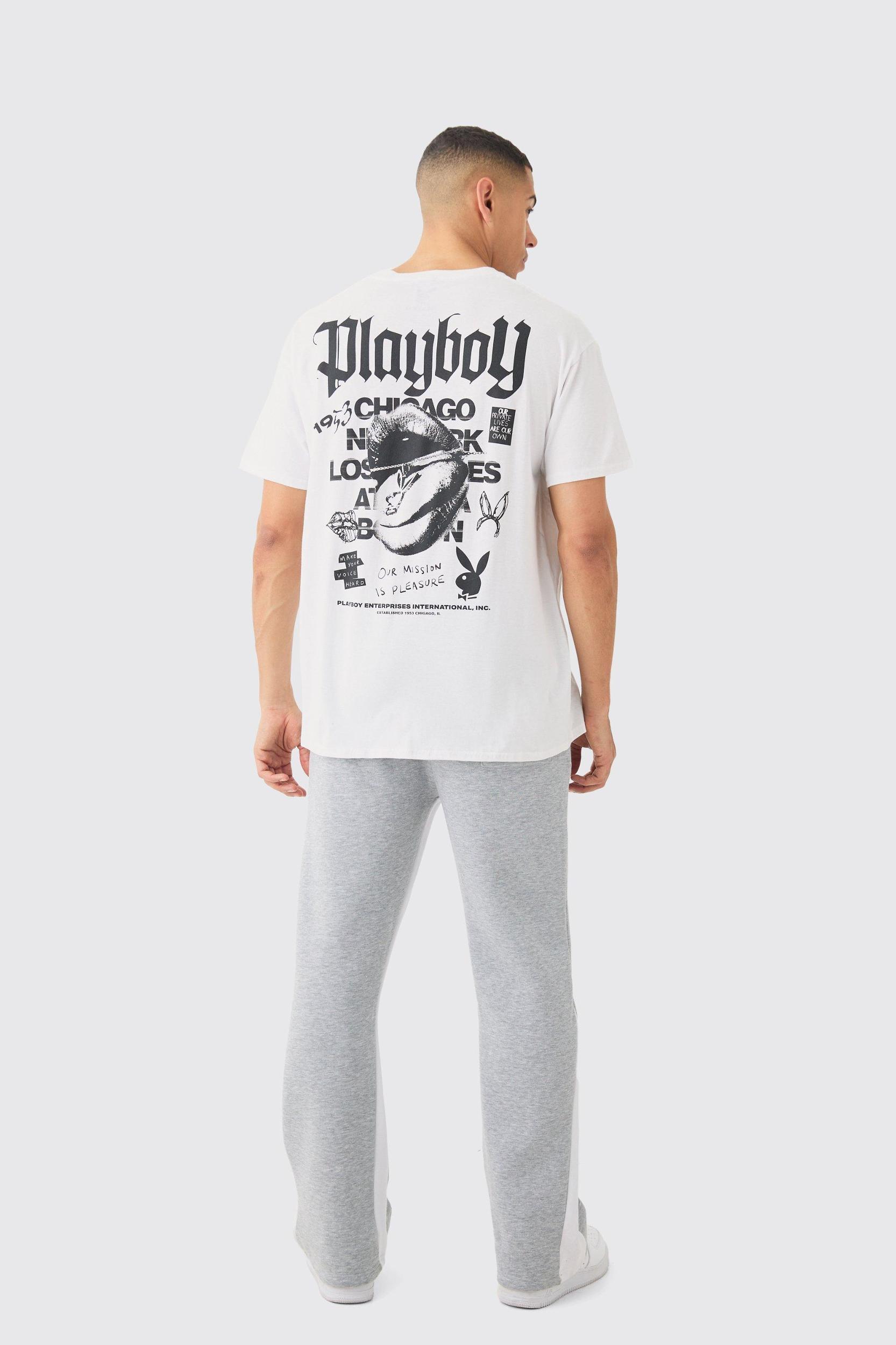 Regular Fit Man Gusset Contrast Stitch Sweatpants | boohooMAN USA Product Image