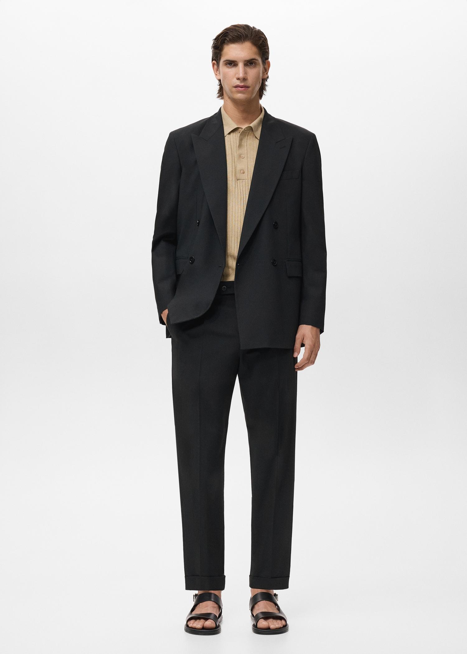 Boston regular-fit suit pants - Men | MANGO USA Product Image