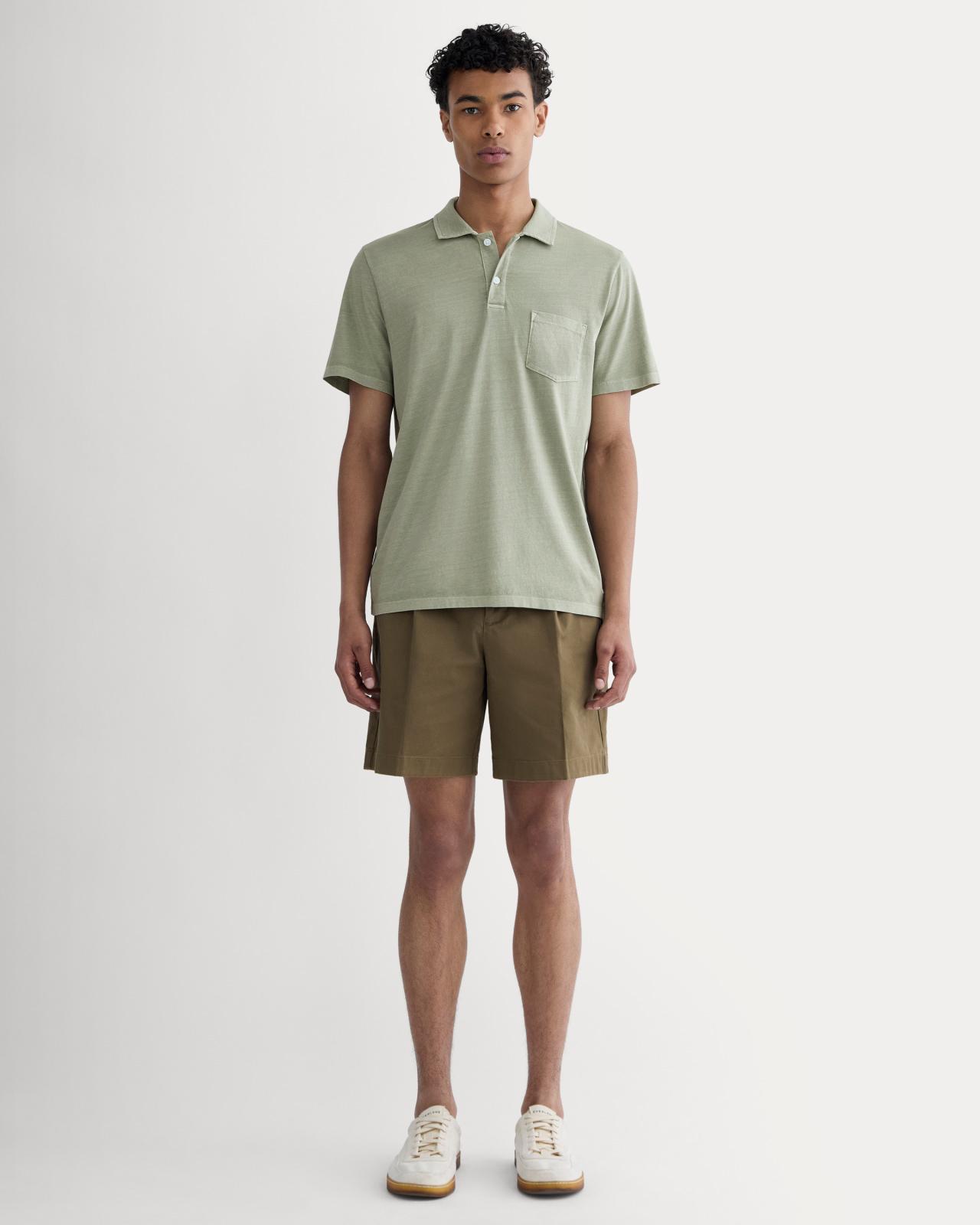 The Essential Organic Garment-Dyed Polo Product Image