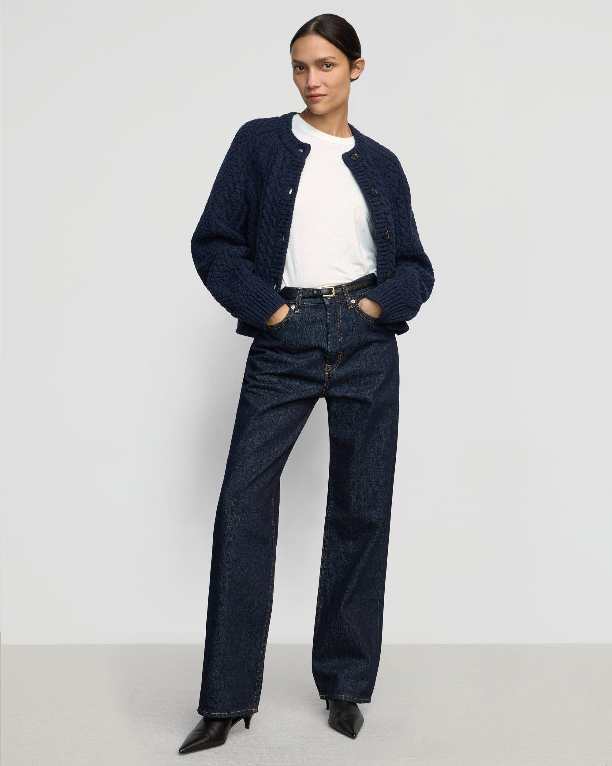 Eloise Button Cable Cardigan Product Image