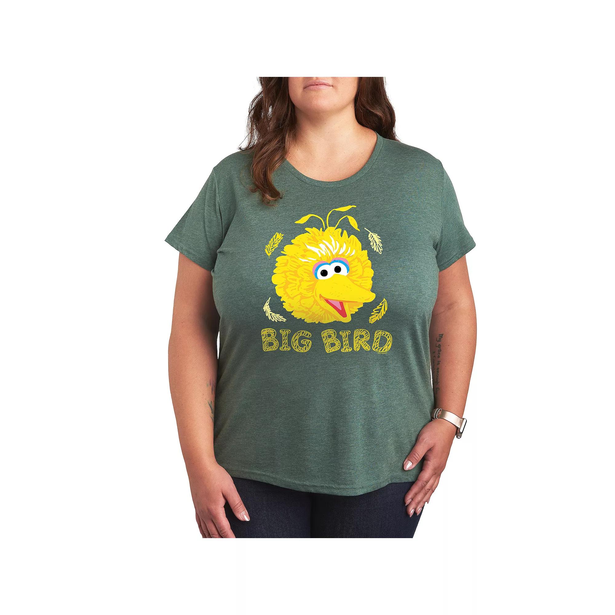 Plus Scandinavian Squirrels Graphic Tee, Women's,  Product Image