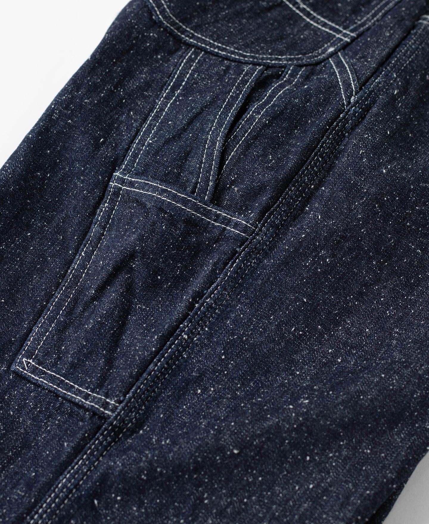 Slub Pearl Yarn Indigo Denim Carpenter Pants Product Image