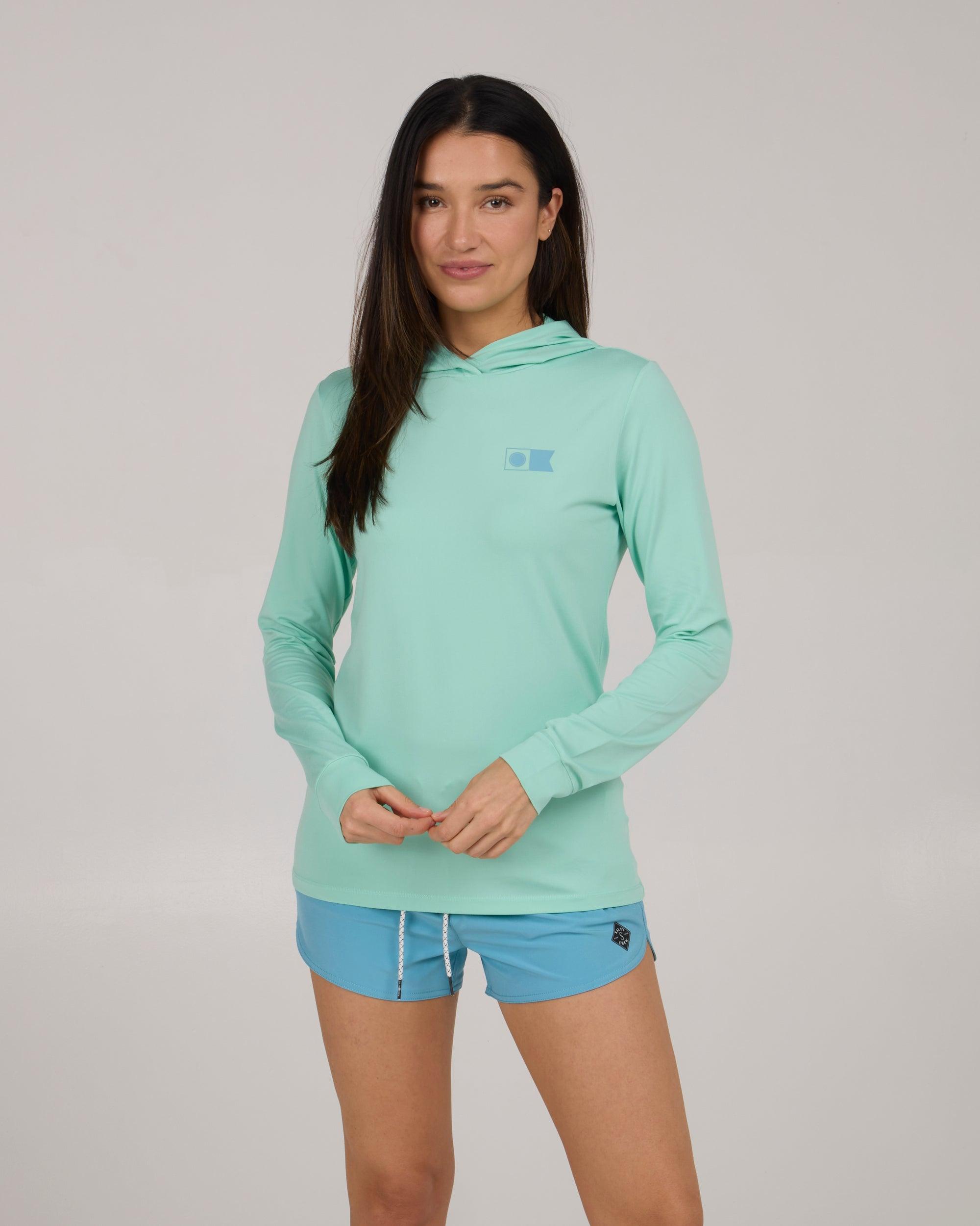Flagship Sunshirt Hoodie - Mint Female Product Image