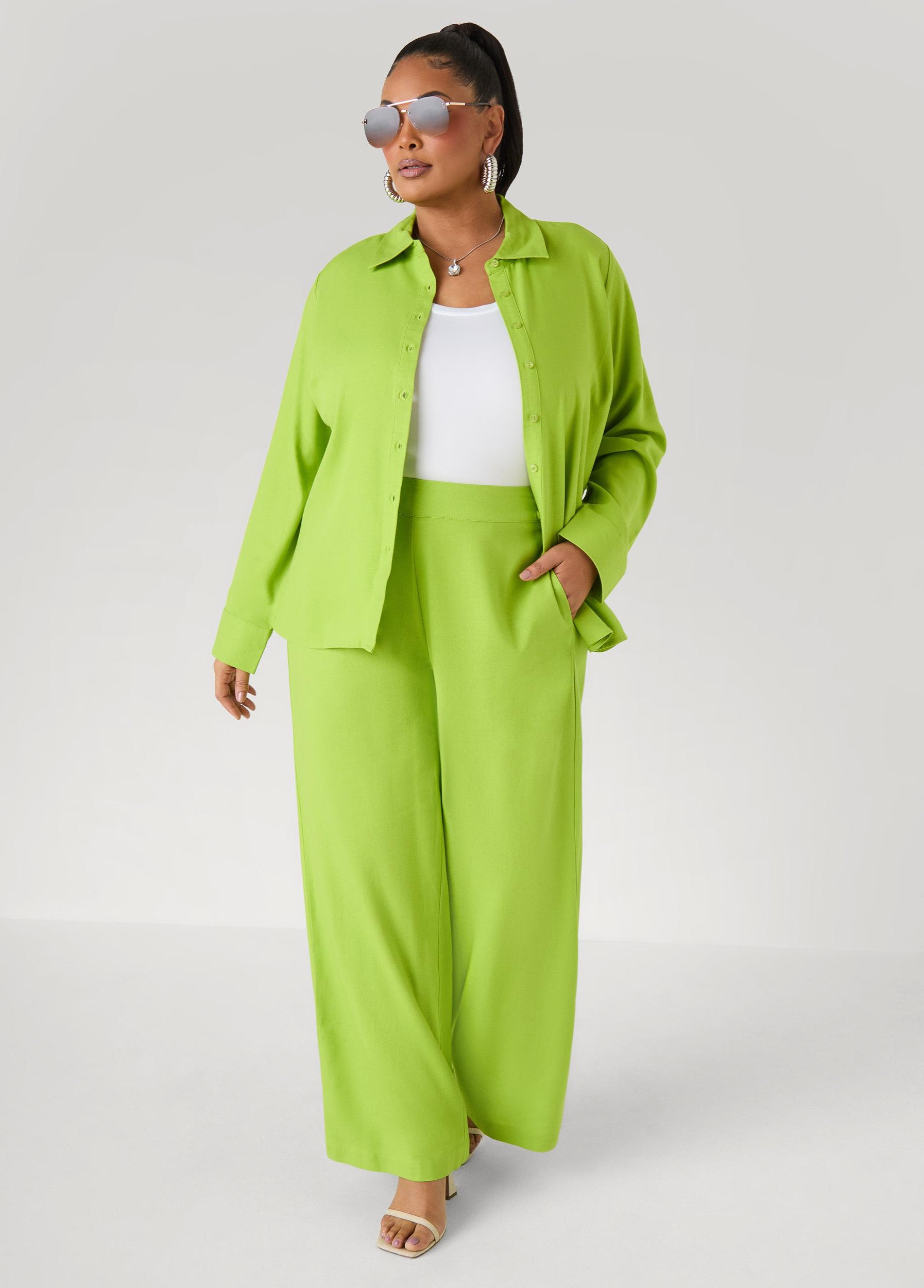 Long Sleeved Linen Blend Shirt Product Image