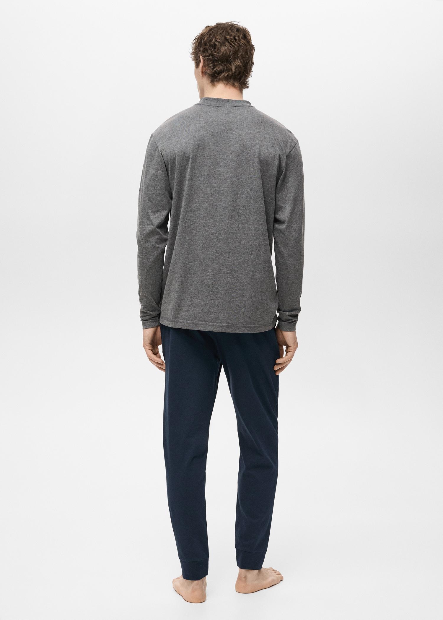 100% cotton pyjama pack - Men | MANGO USA Product Image