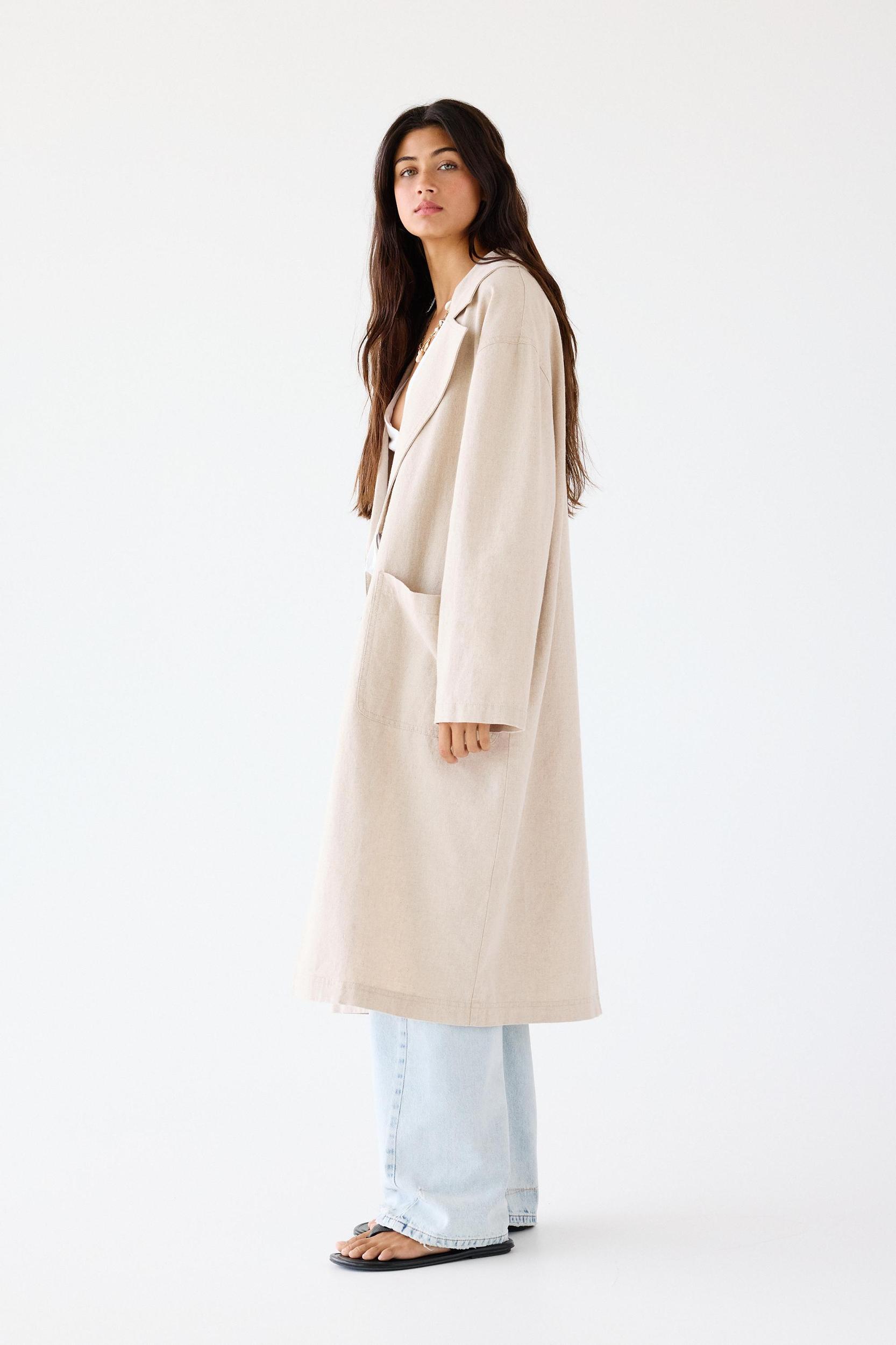 Long rustic coat Product Image