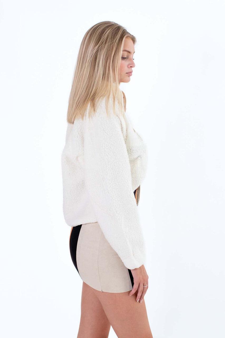 Ivory Slope Fleece Jacket Product Image