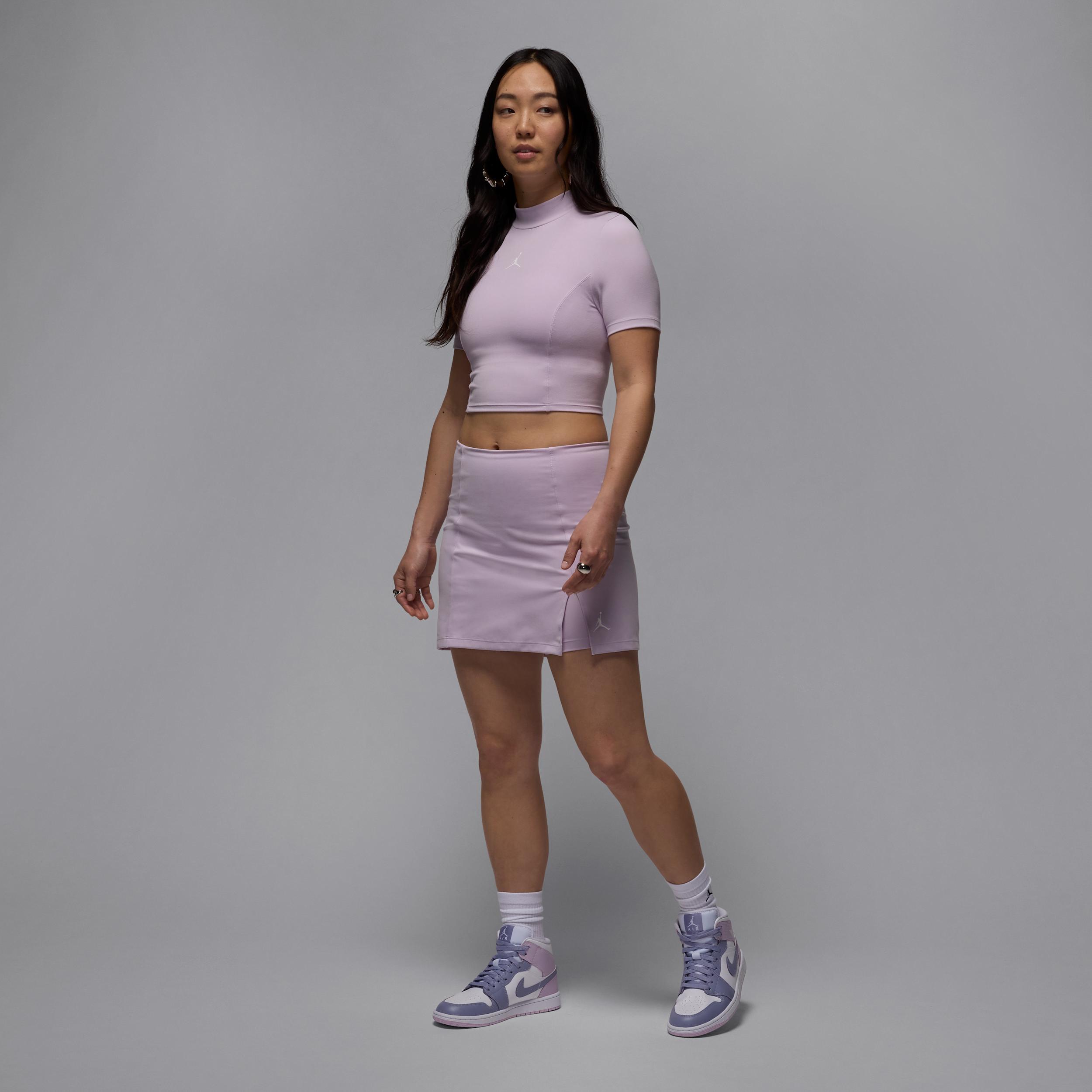 Women's Jordan Short-Sleeve Knit Crop Top Product Image