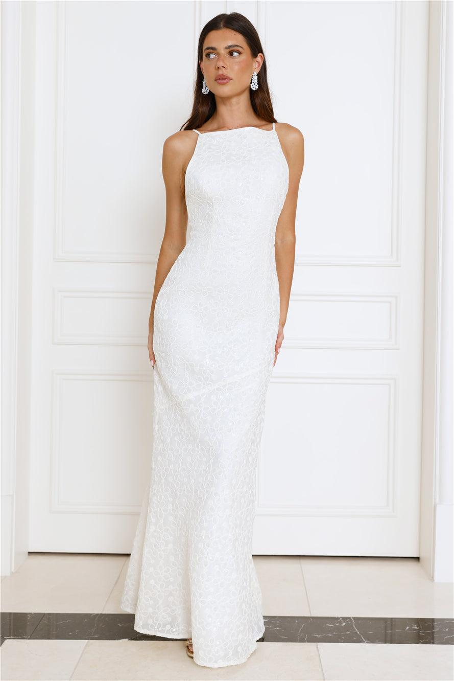 Tidepool Dreams Maxi Dress Cream Product Image