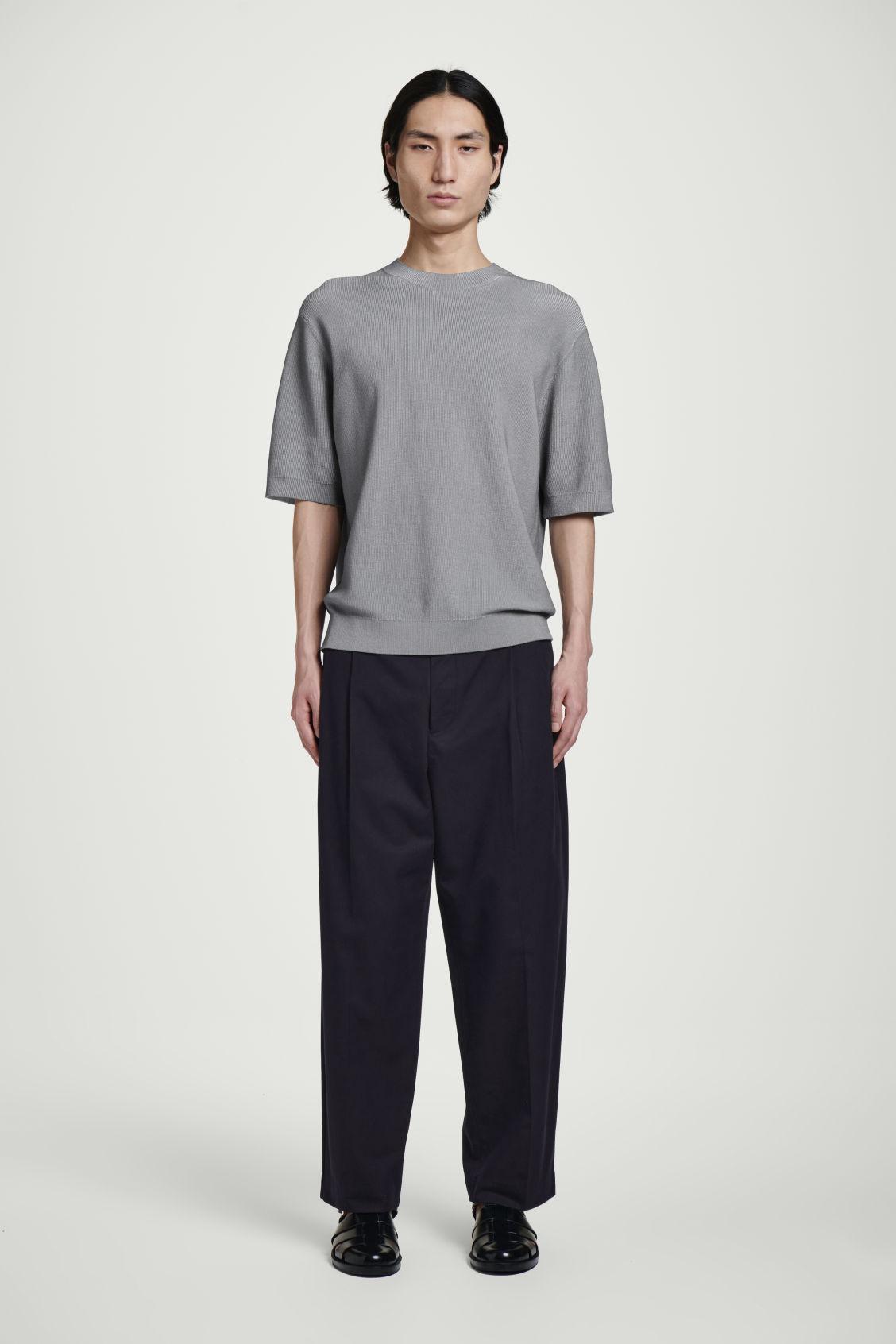 RELAXED PRINTED KNITTED T-SHIRT Product Image