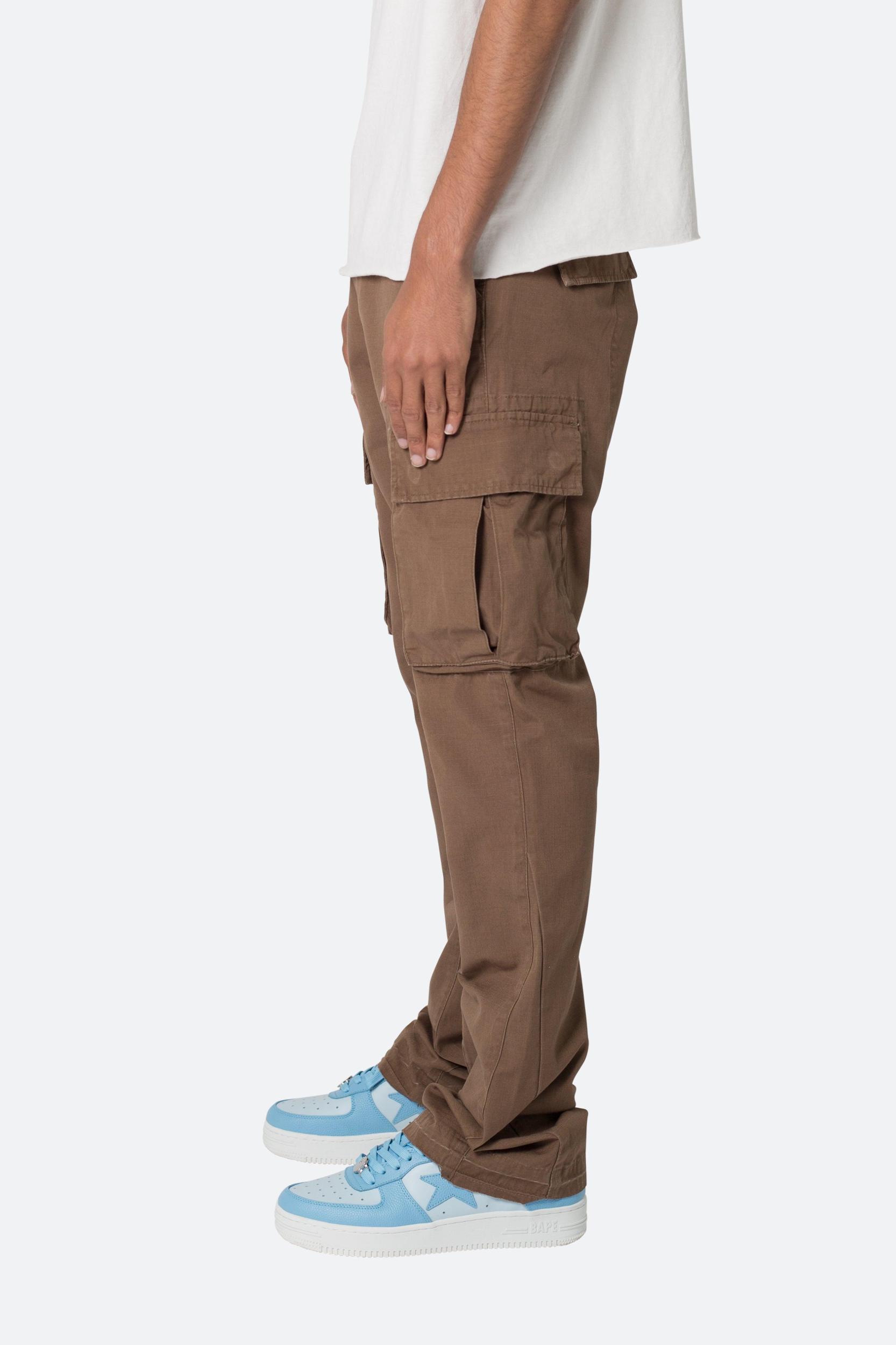 Bootcut Cargo Pants - Chocolate Product Image