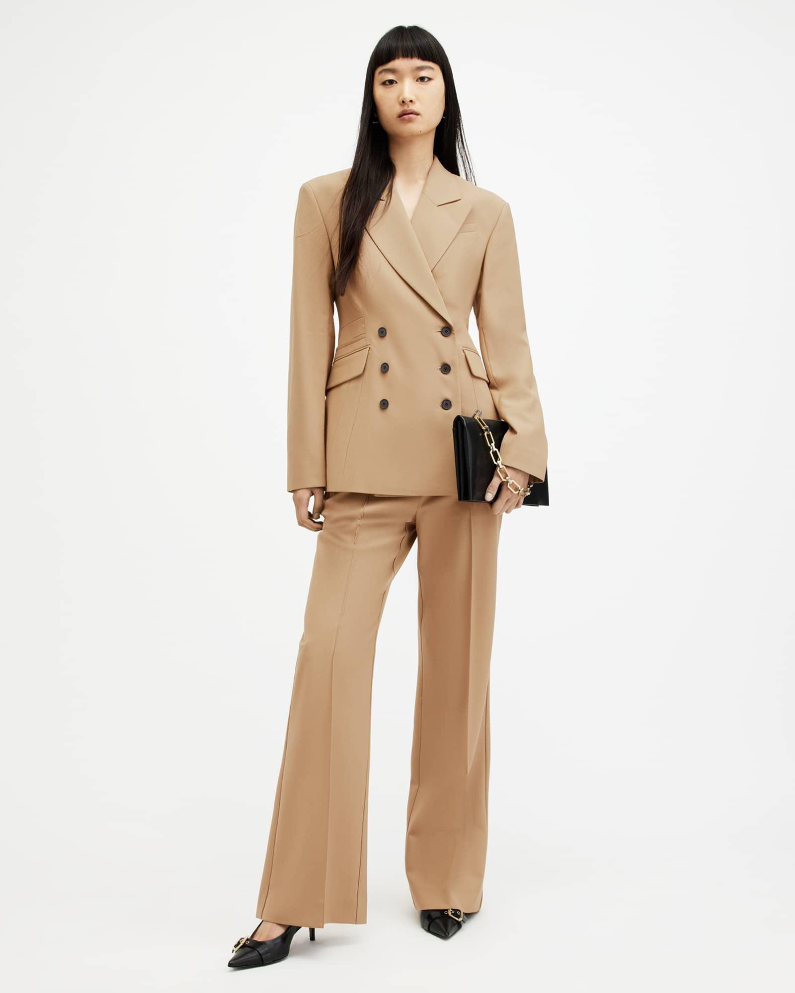 Sevenh Cinched Waist Slim Fit Blazer Product Image